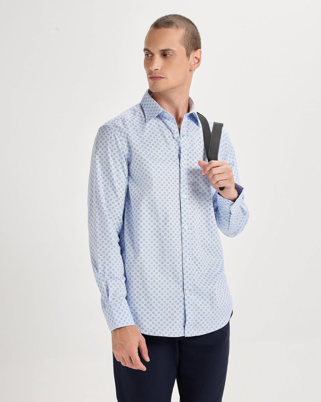 Milky Blue Printed ShirtUnited By Hope