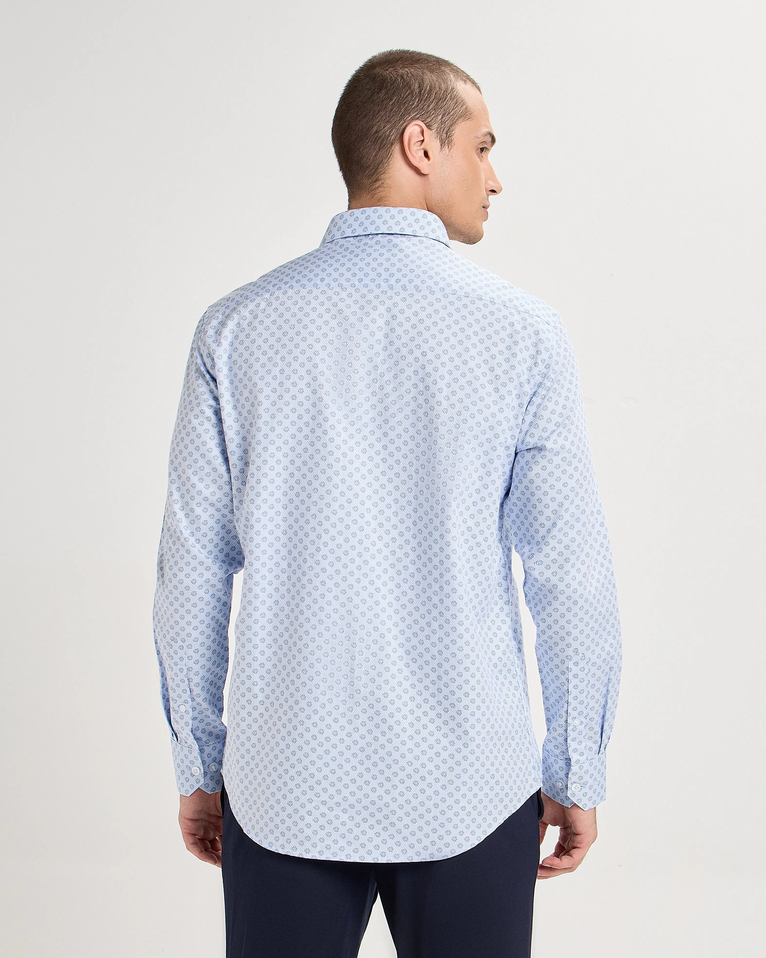 Milky Blue Printed ShirtUnited By Hope