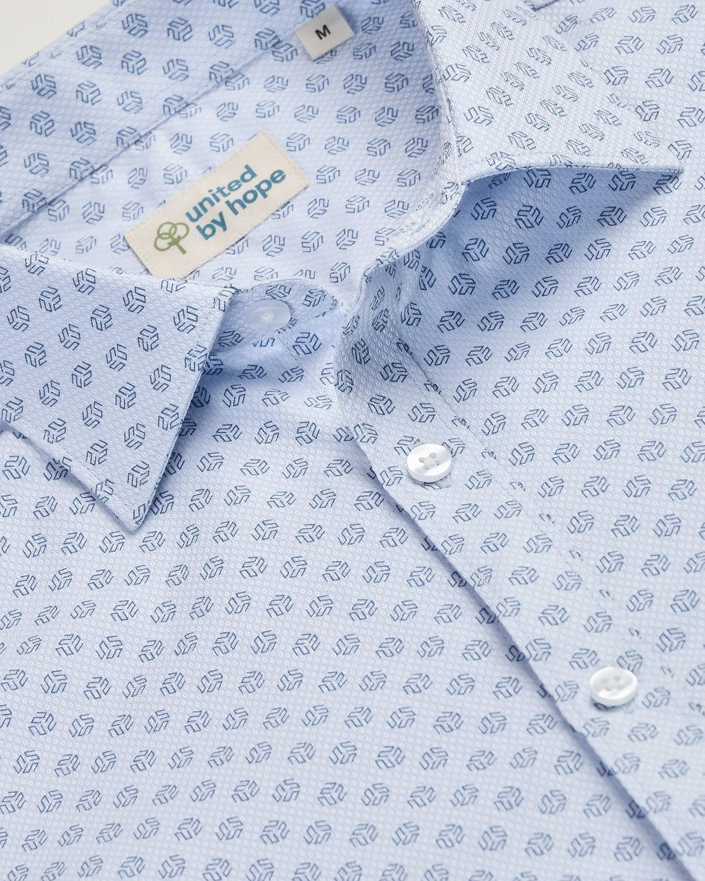 Milky Blue Printed ShirtUnited By Hope