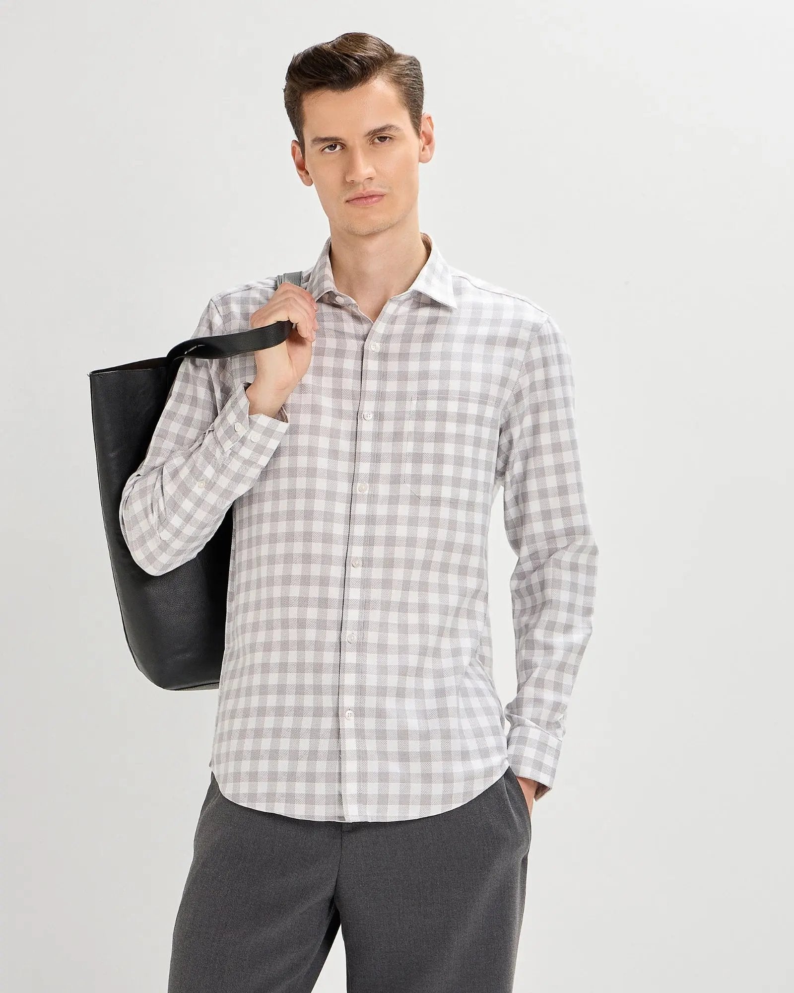 Mirage Grey Checks ShirtUnited By Hope