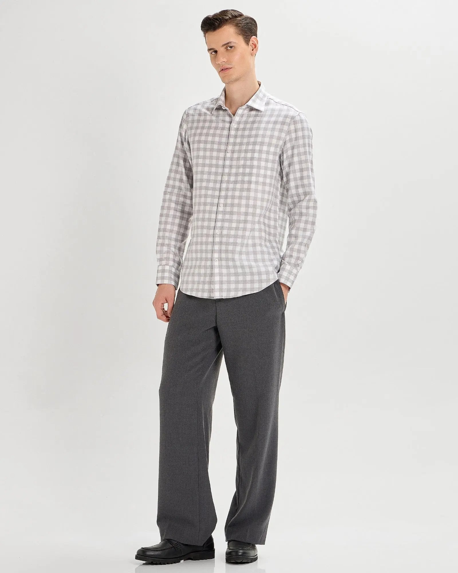 Mirage Grey Checks ShirtUnited By Hope