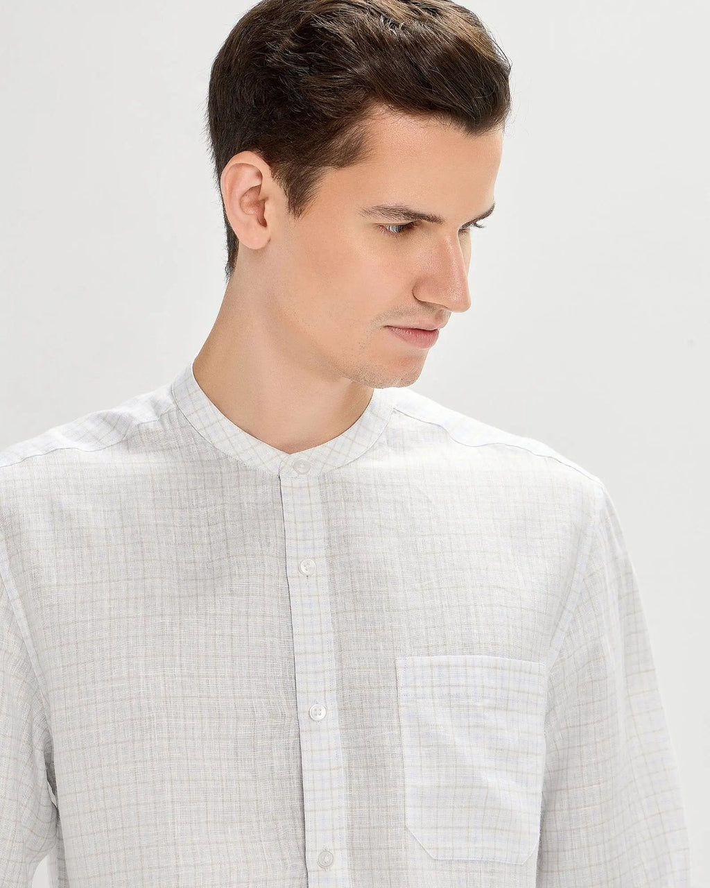 Nimbus Cloud Linen Checks ShirtUnited By Hope
