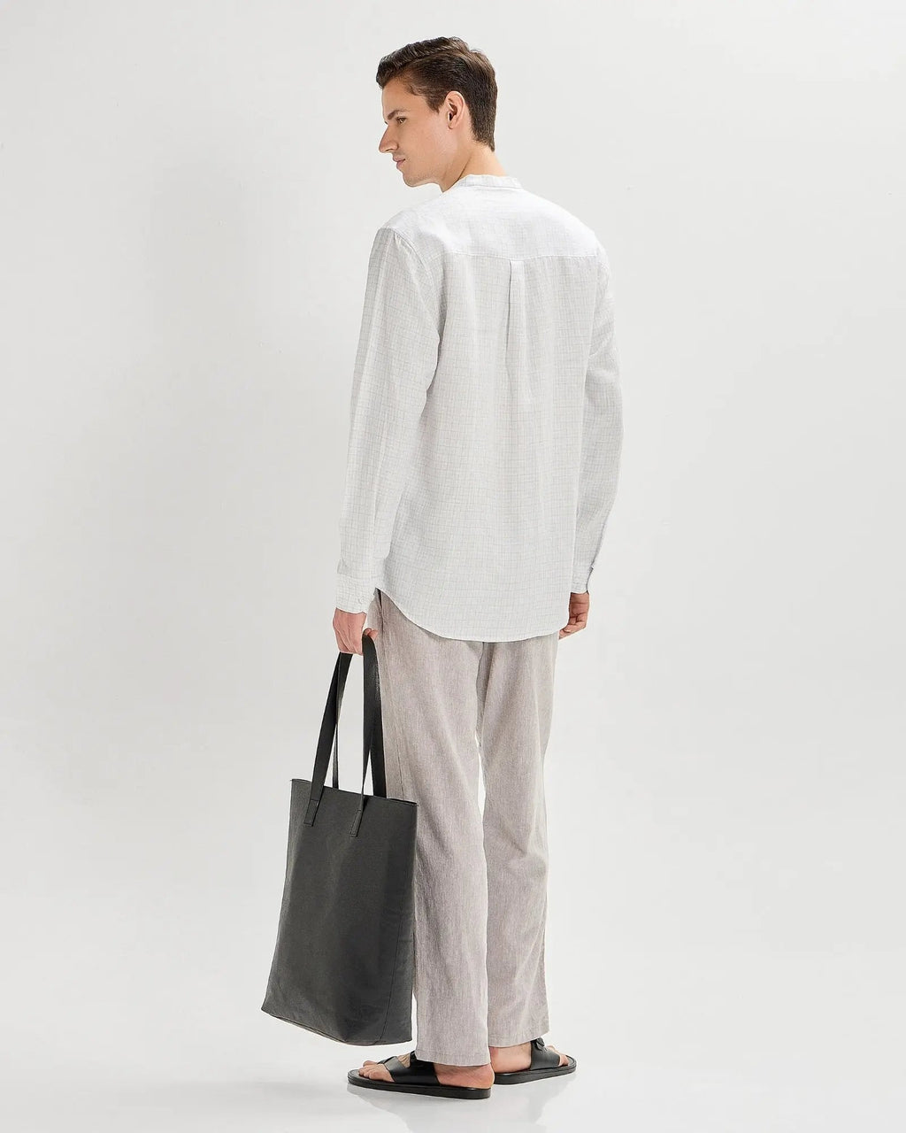 Nimbus Cloud Linen Checks ShirtUnited By Hope