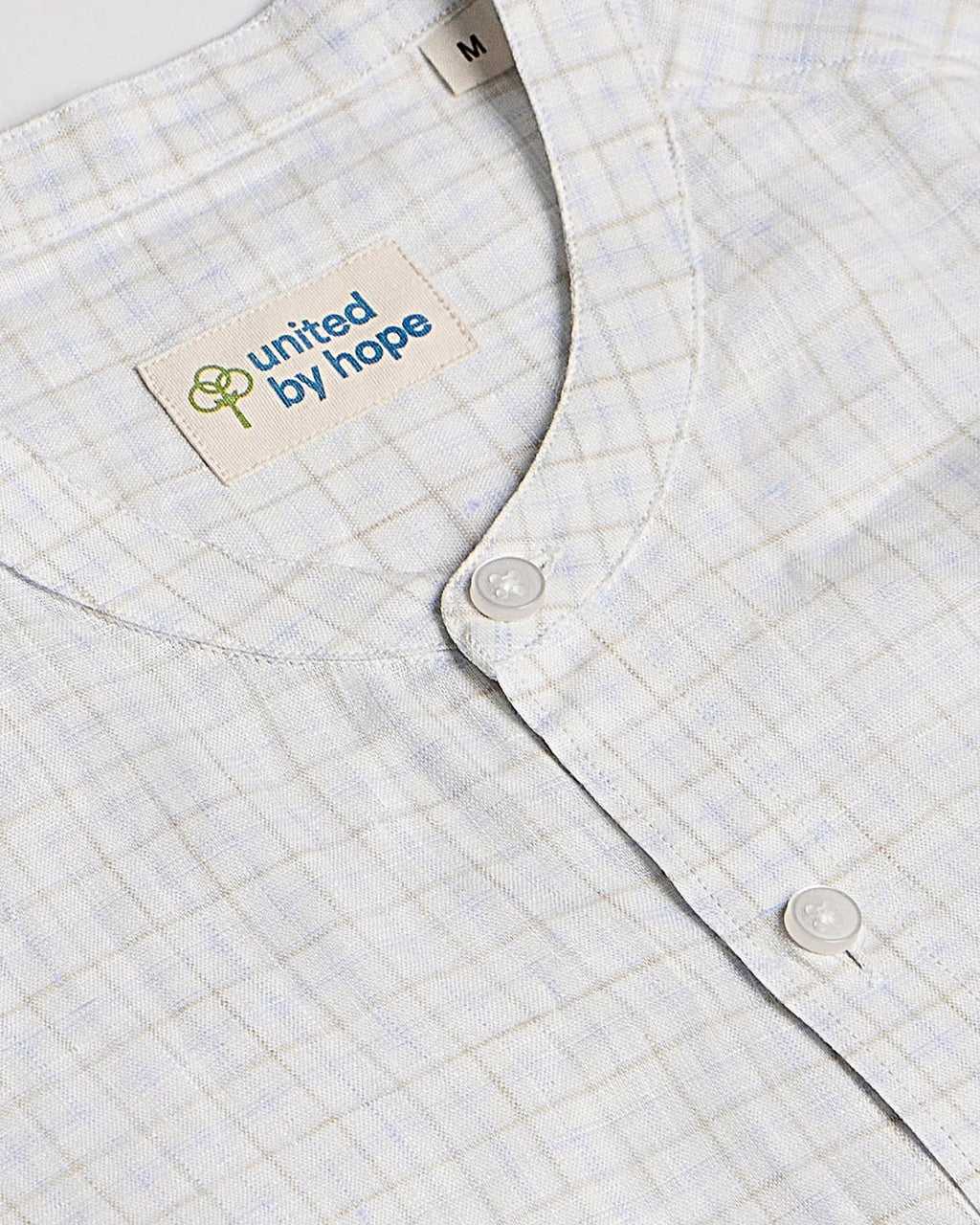 Nimbus Cloud Linen Checks ShirtUnited By Hope