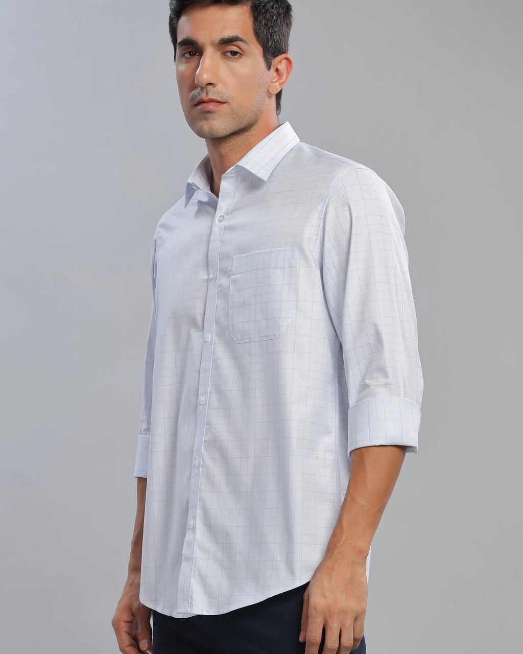 Pastel Blue Checks ShirtUnited By Hope
