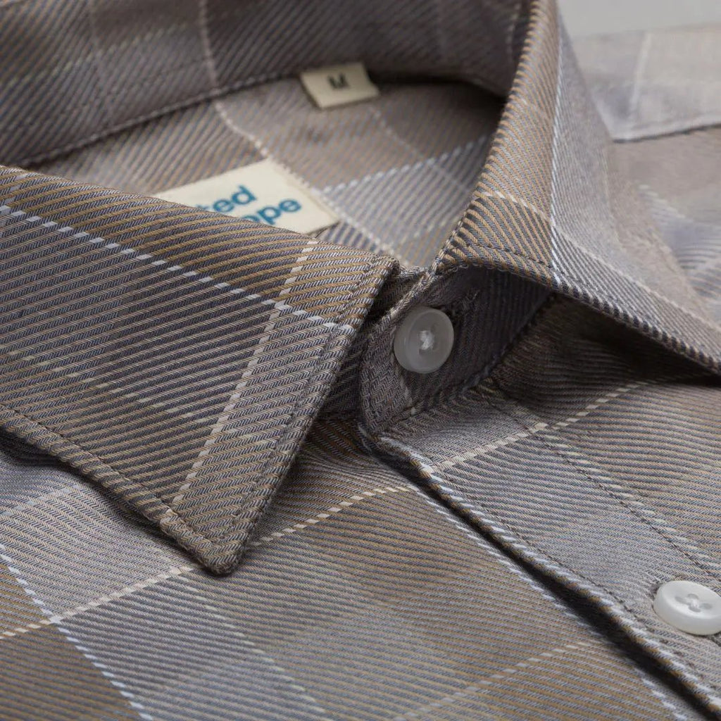 Pecan Brown Checks ShirtUnited By Hope