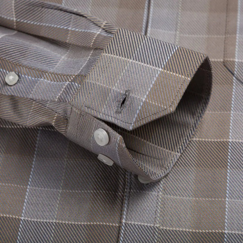 Pecan Brown Checks ShirtUnited By Hope
