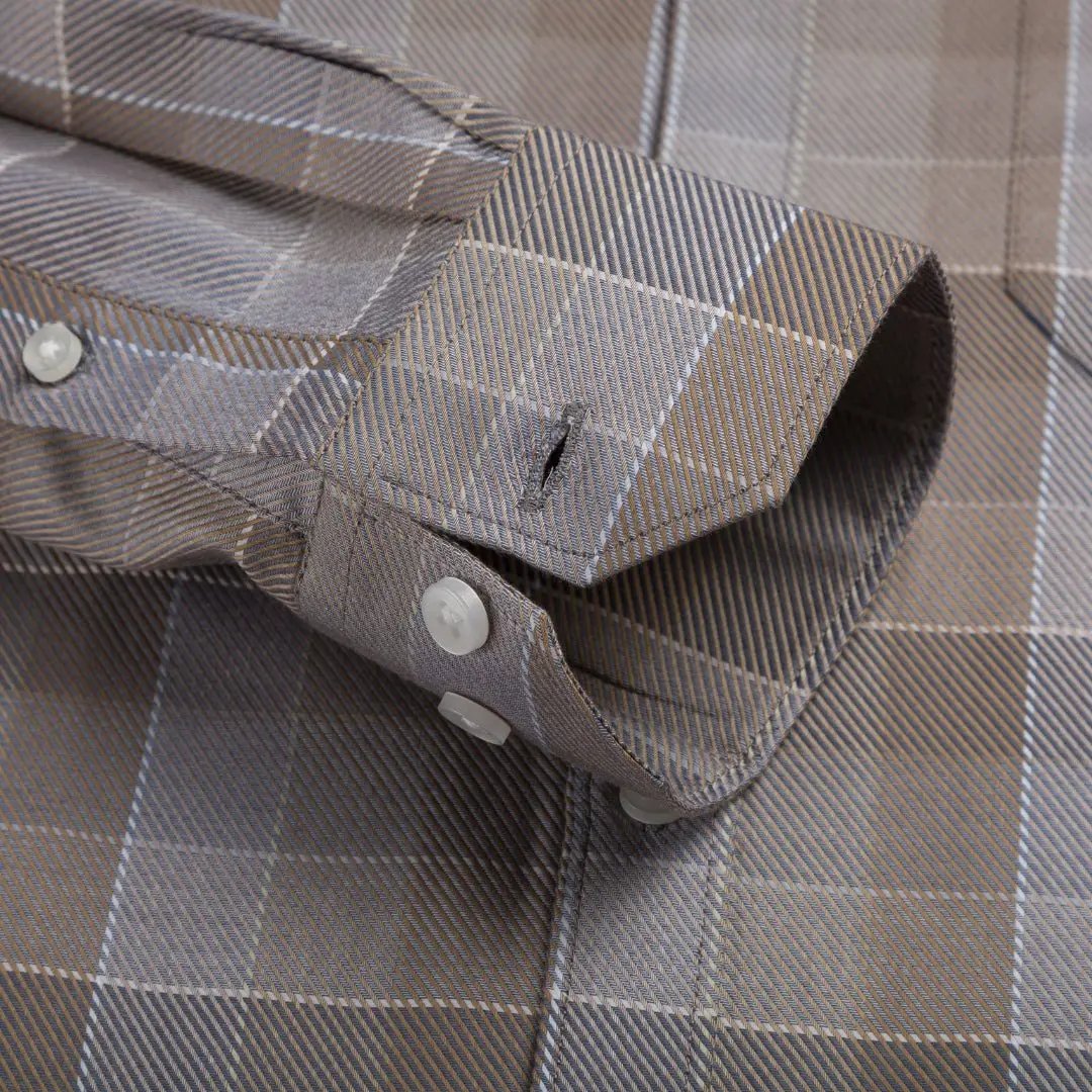 Pecan Brown Checks ShirtUnited By Hope