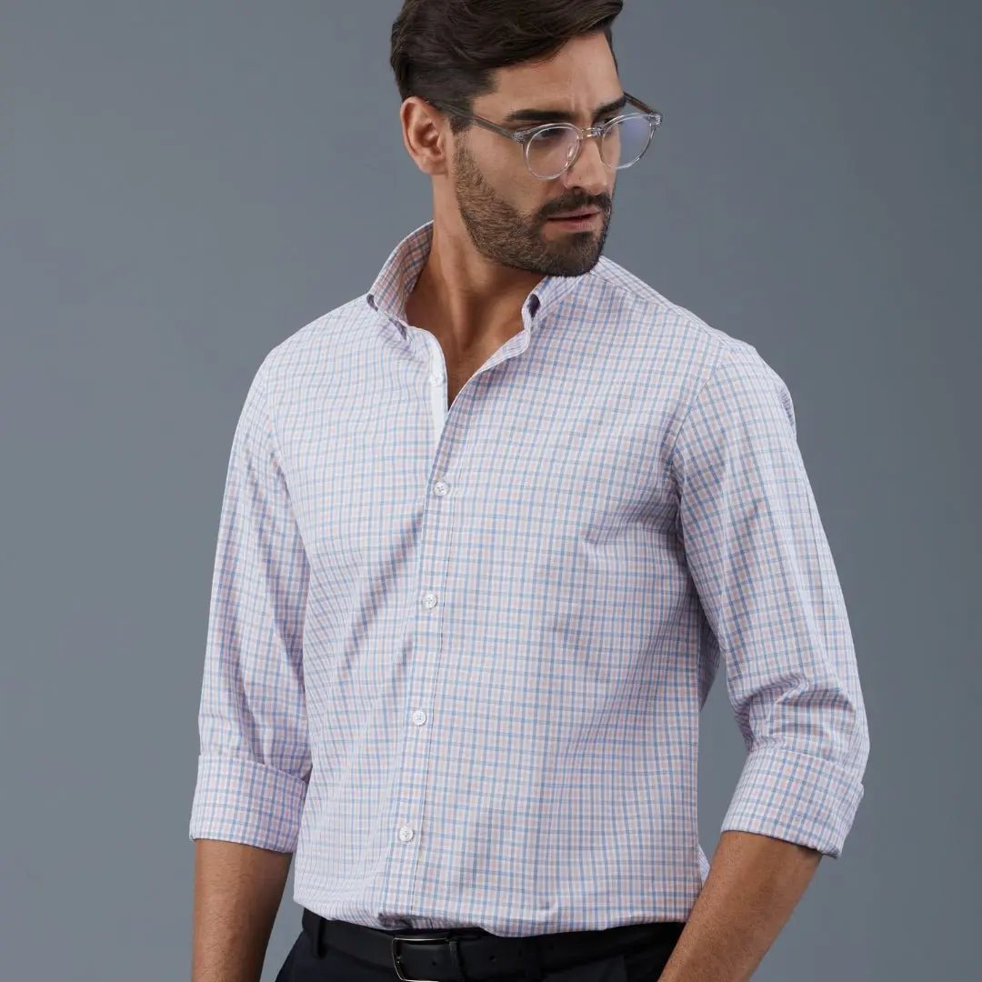 Pink Icing Button Down Checks ShirtUnited By Hope