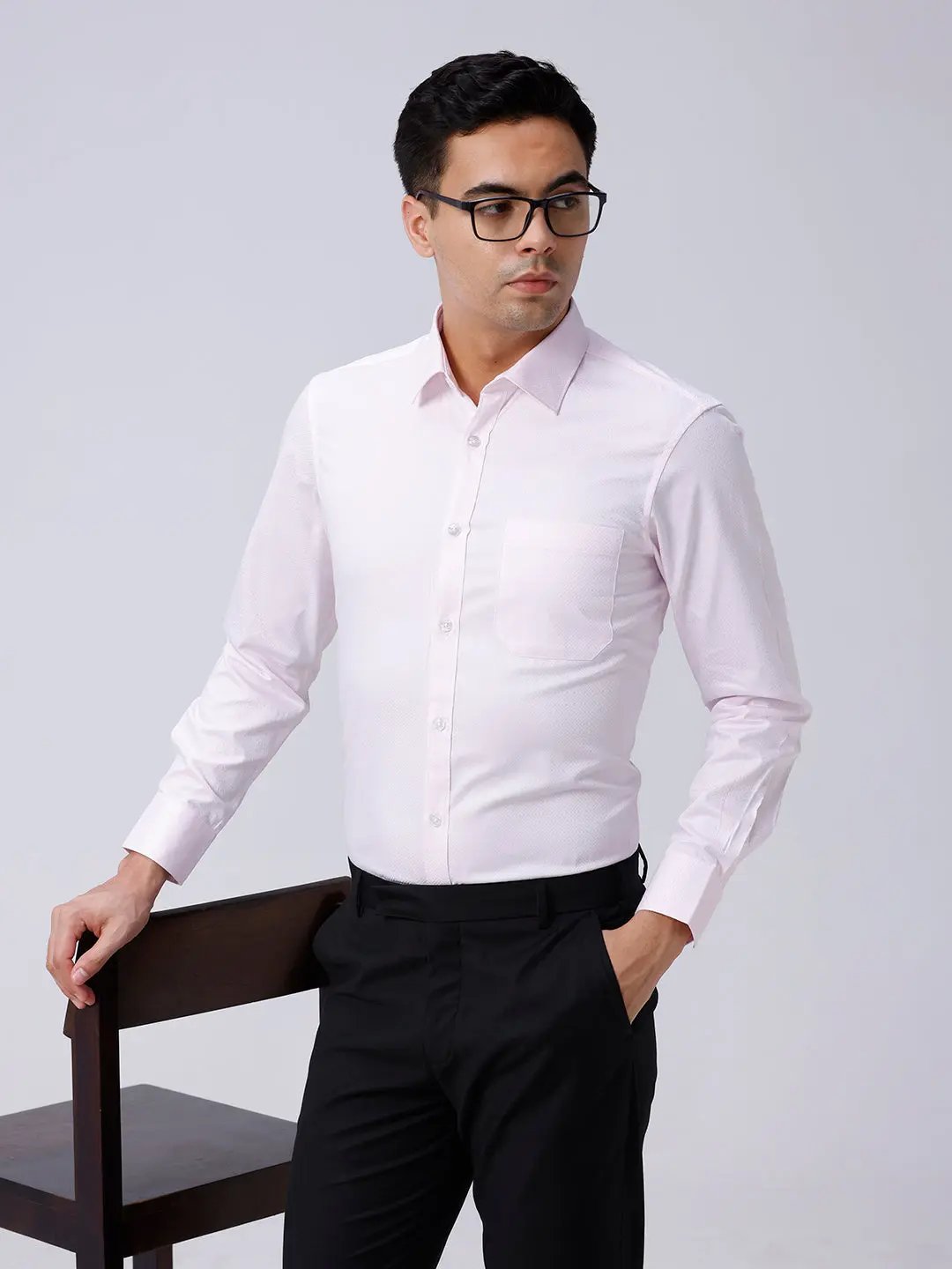 Pink Satin Structured ShirtUnited By Hope