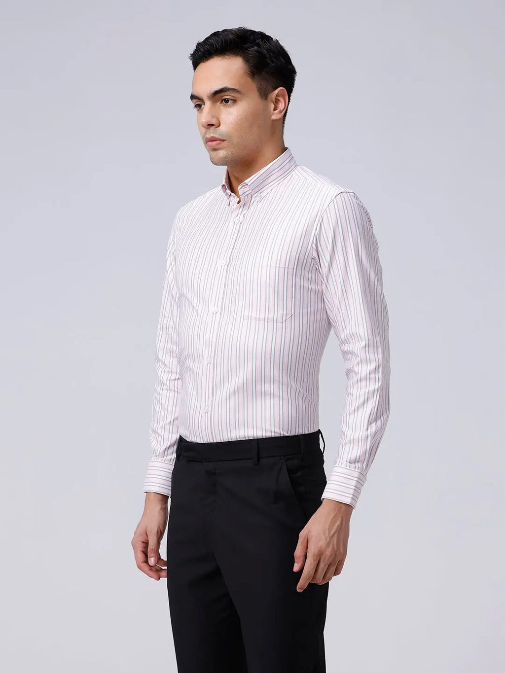 Pink and White Stripes Oxford ShirtUnited By Hope