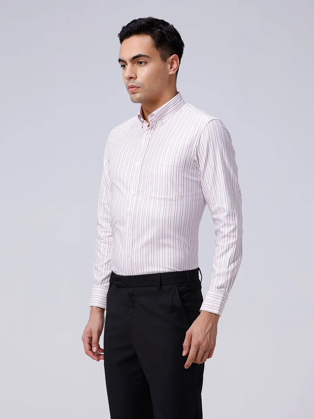 Pink and White Stripes Oxford ShirtUnited By Hope