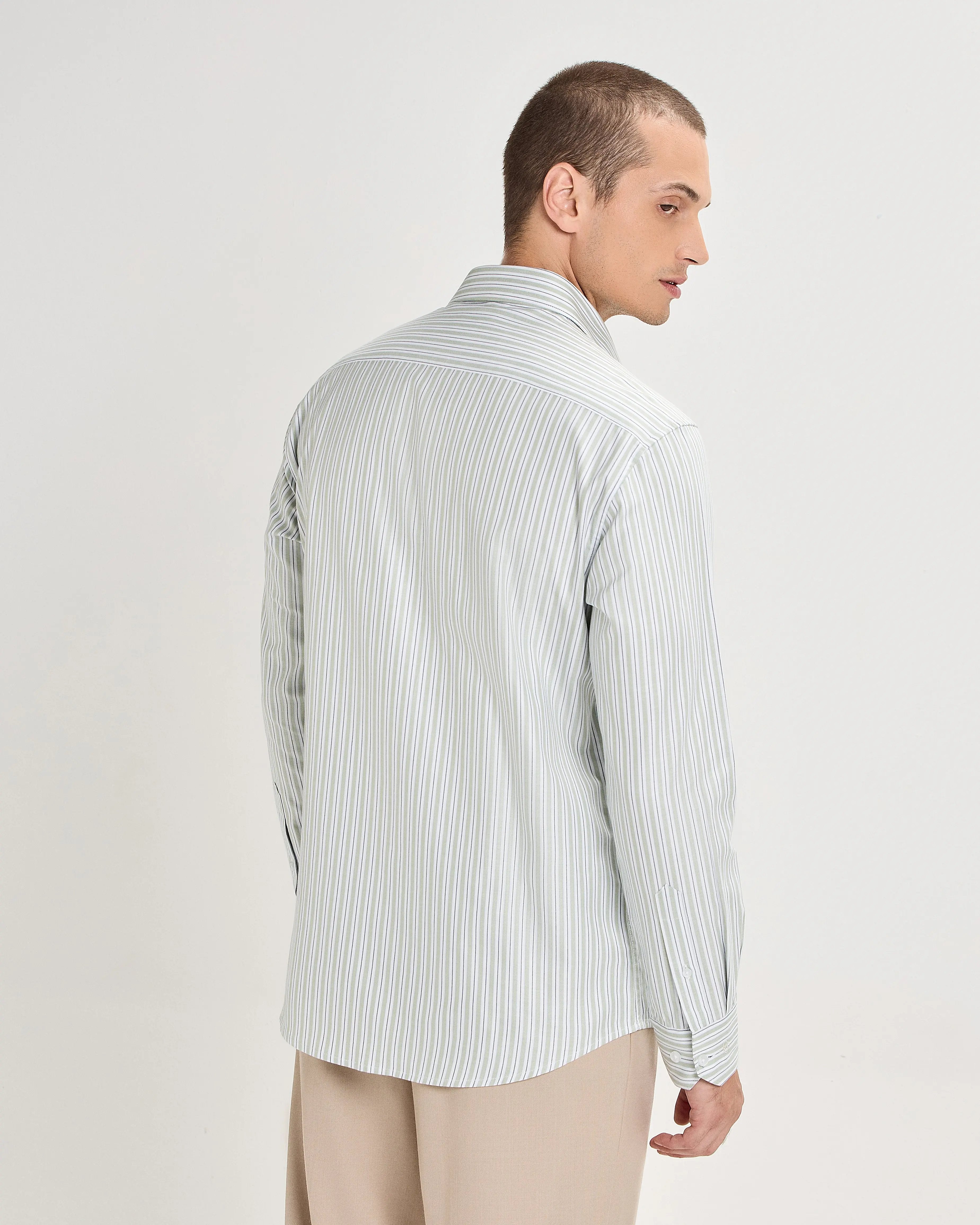 Puritan Green Striped ShirtUnited By Hope