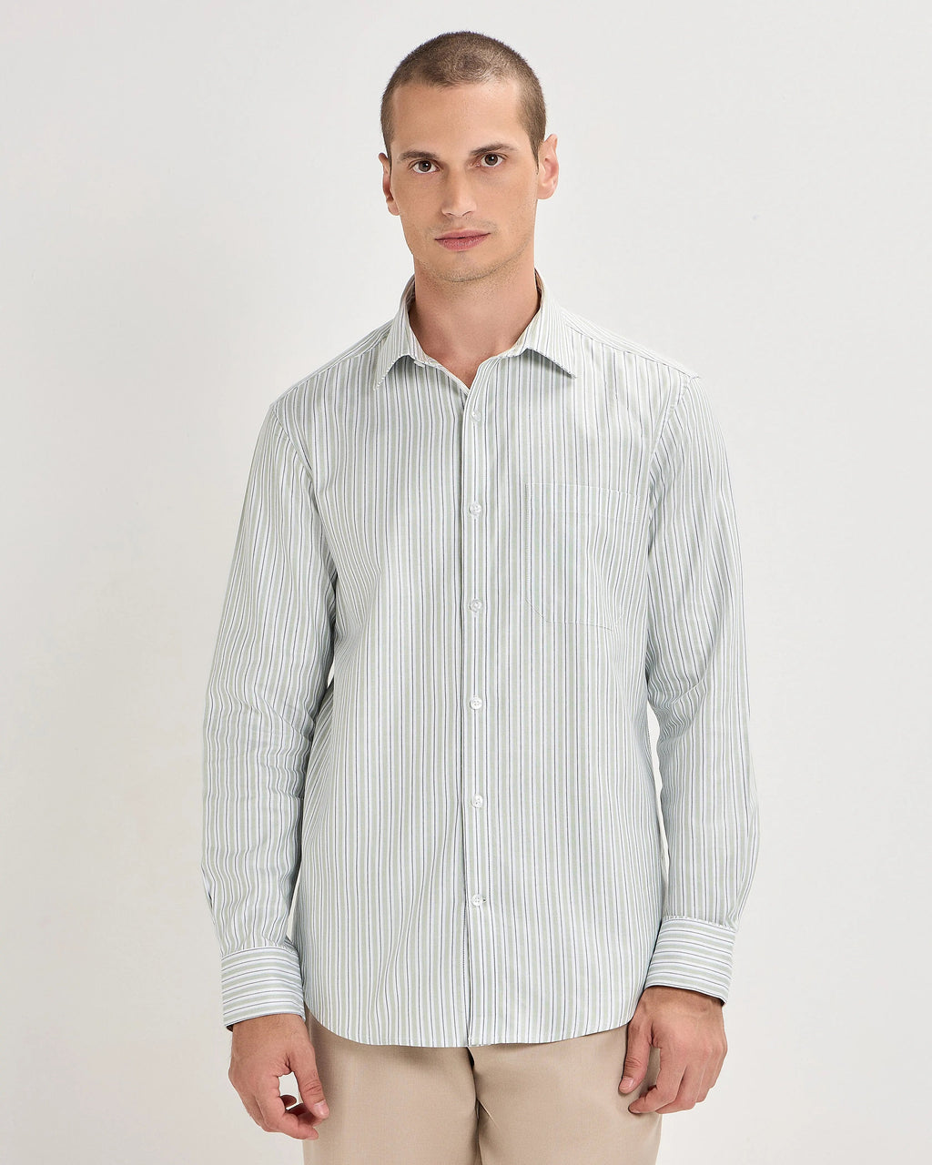 Puritan Green Striped ShirtUnited By Hope
