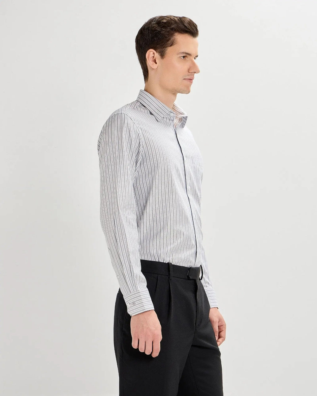 Puritan Grey Striped ShirtUnited By Hope