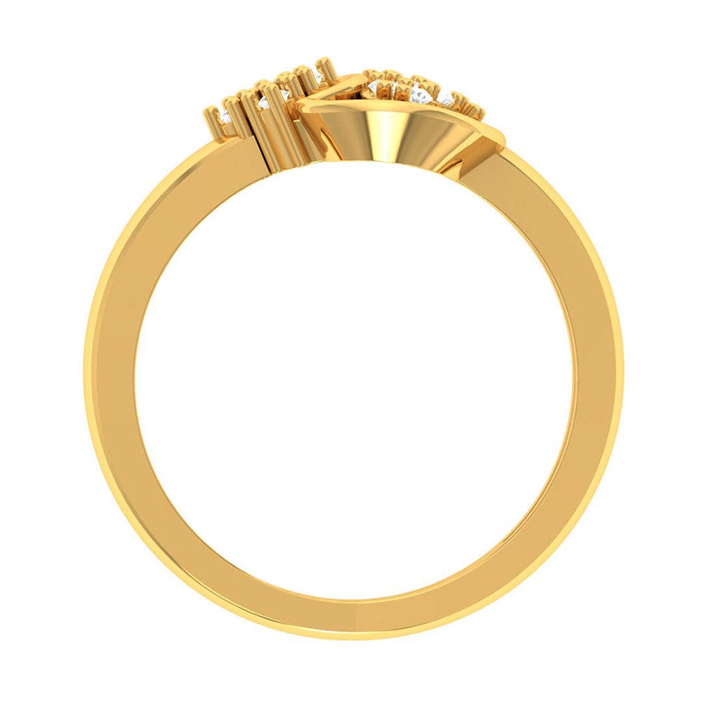 92.5 silver zircon luna twist ring