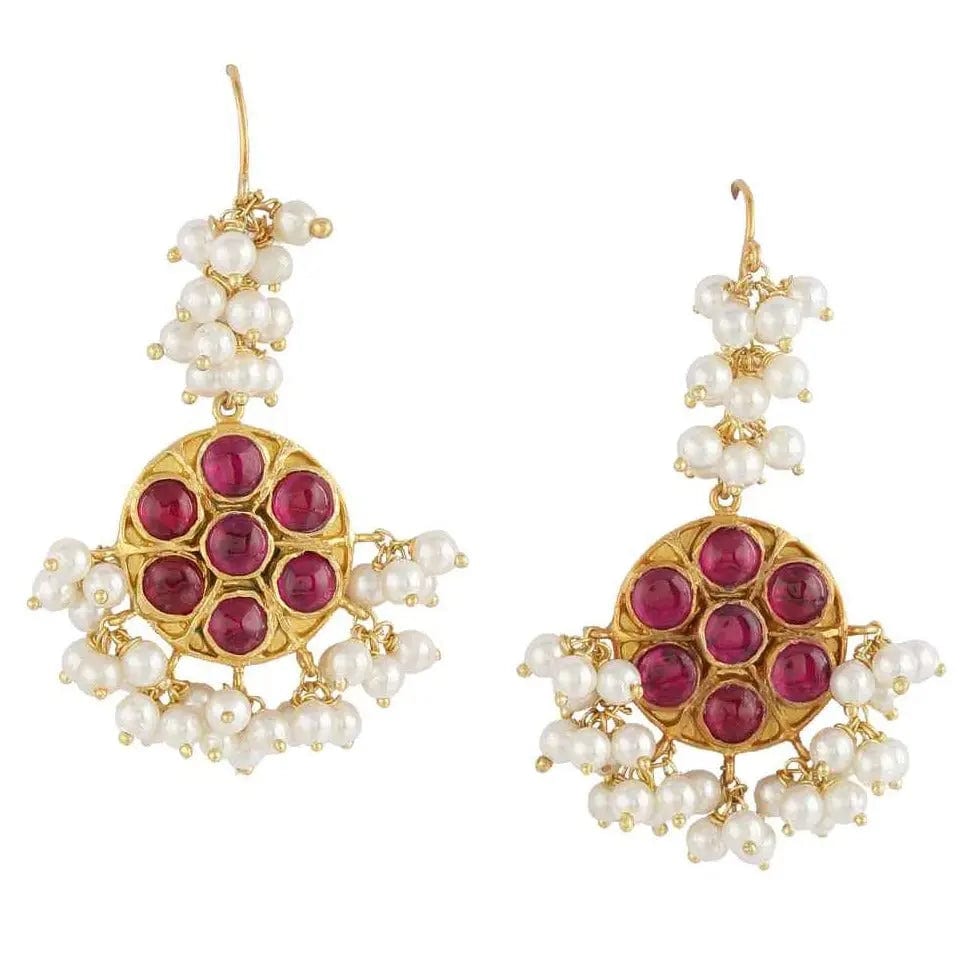 Spinel Dangling Earrings