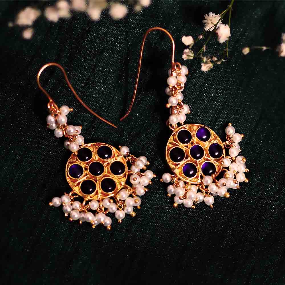 Spinel Dangling Earrings
