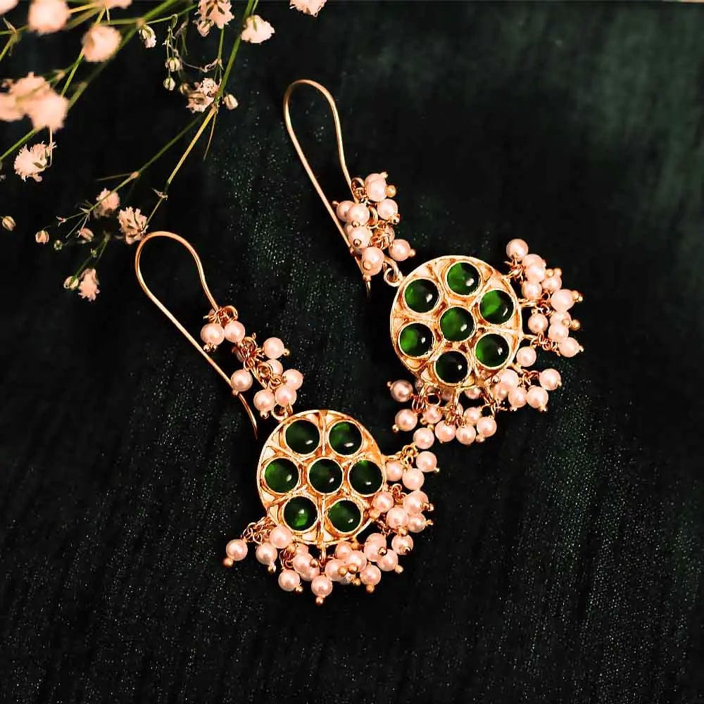 Spinel Dangling Earrings