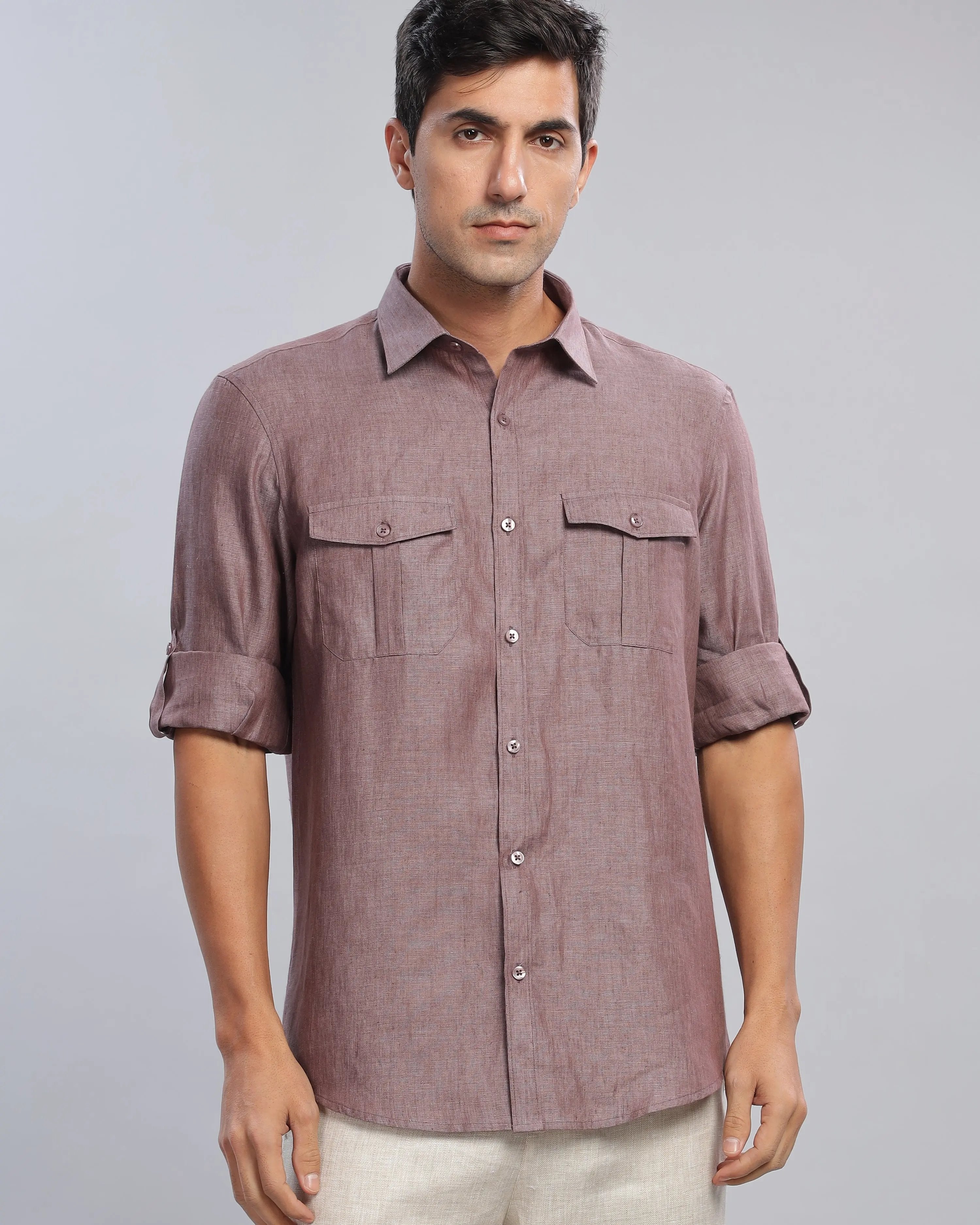 Rose Brown Linen ShirtUnited By Hope