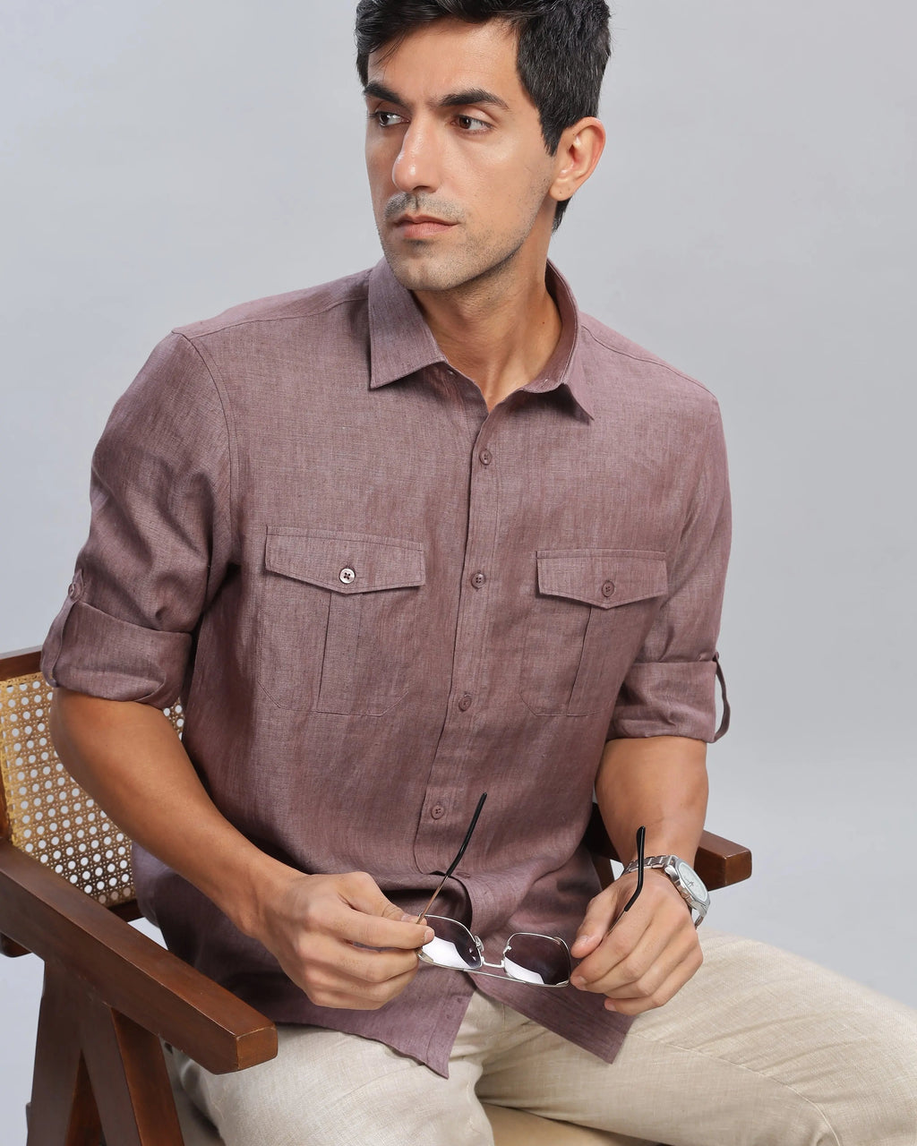 Rose Brown Linen ShirtUnited By Hope