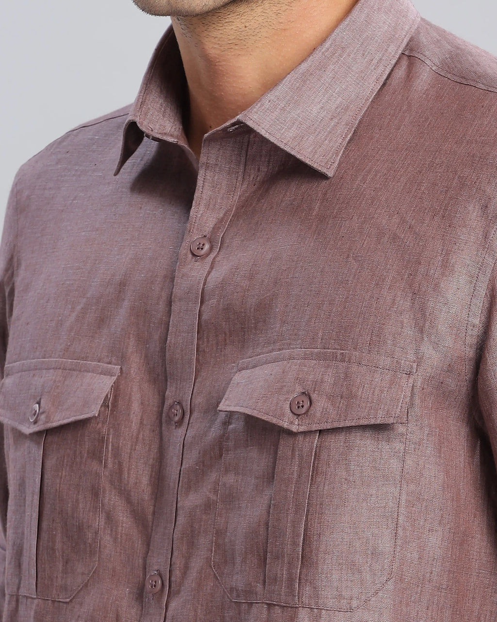 Rose Brown Linen ShirtUnited By Hope