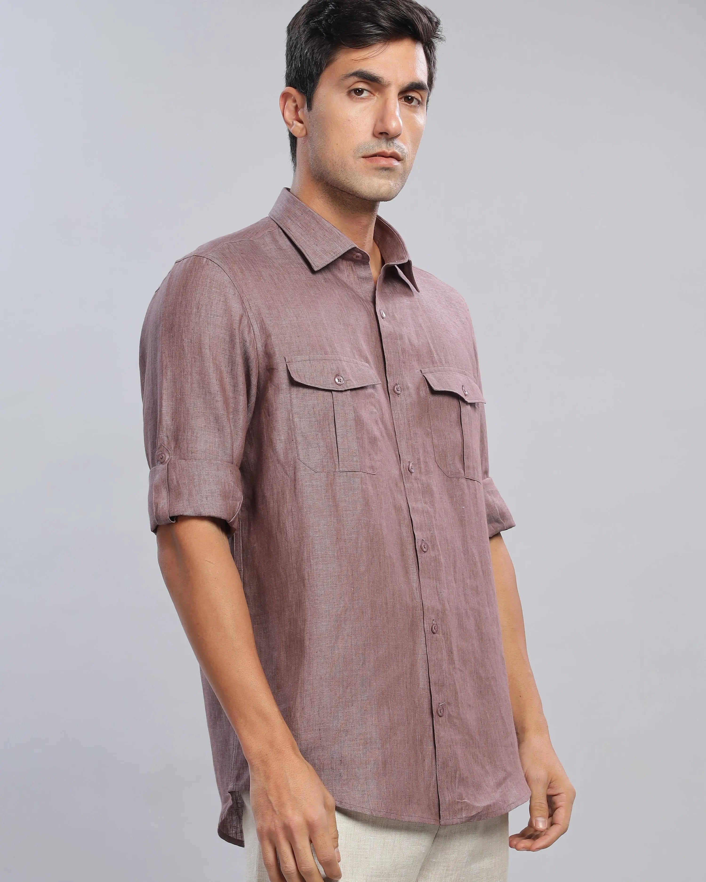 Rose Brown Linen ShirtUnited By Hope