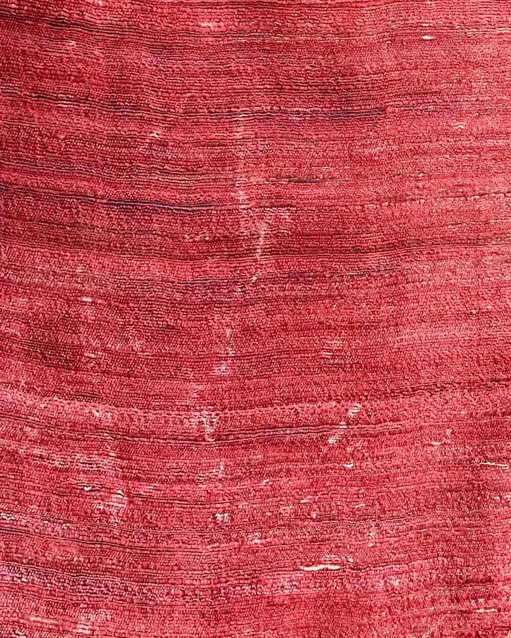 Silkmark Tussar Lucid Blockprint Beige & Red Saree