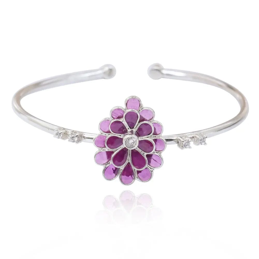 Silver Secret Garden Bangle