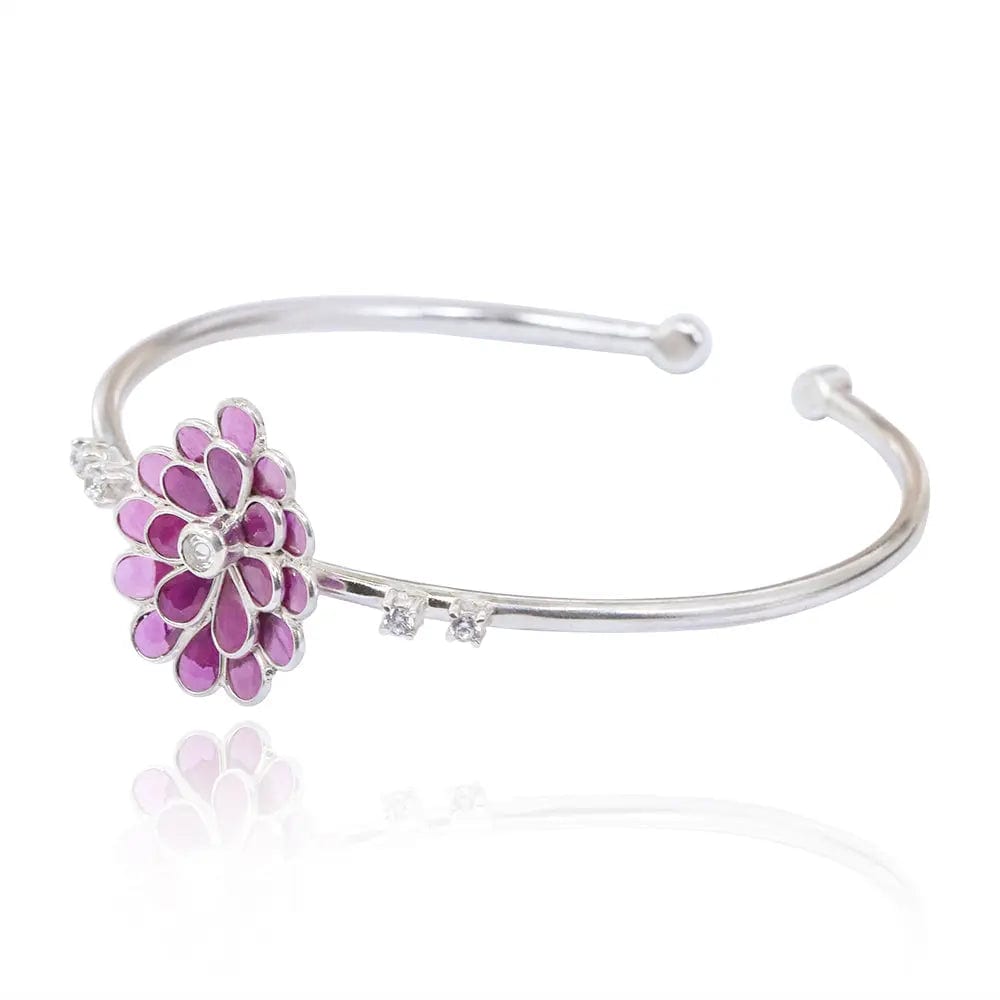 Silver Secret Garden Bangle