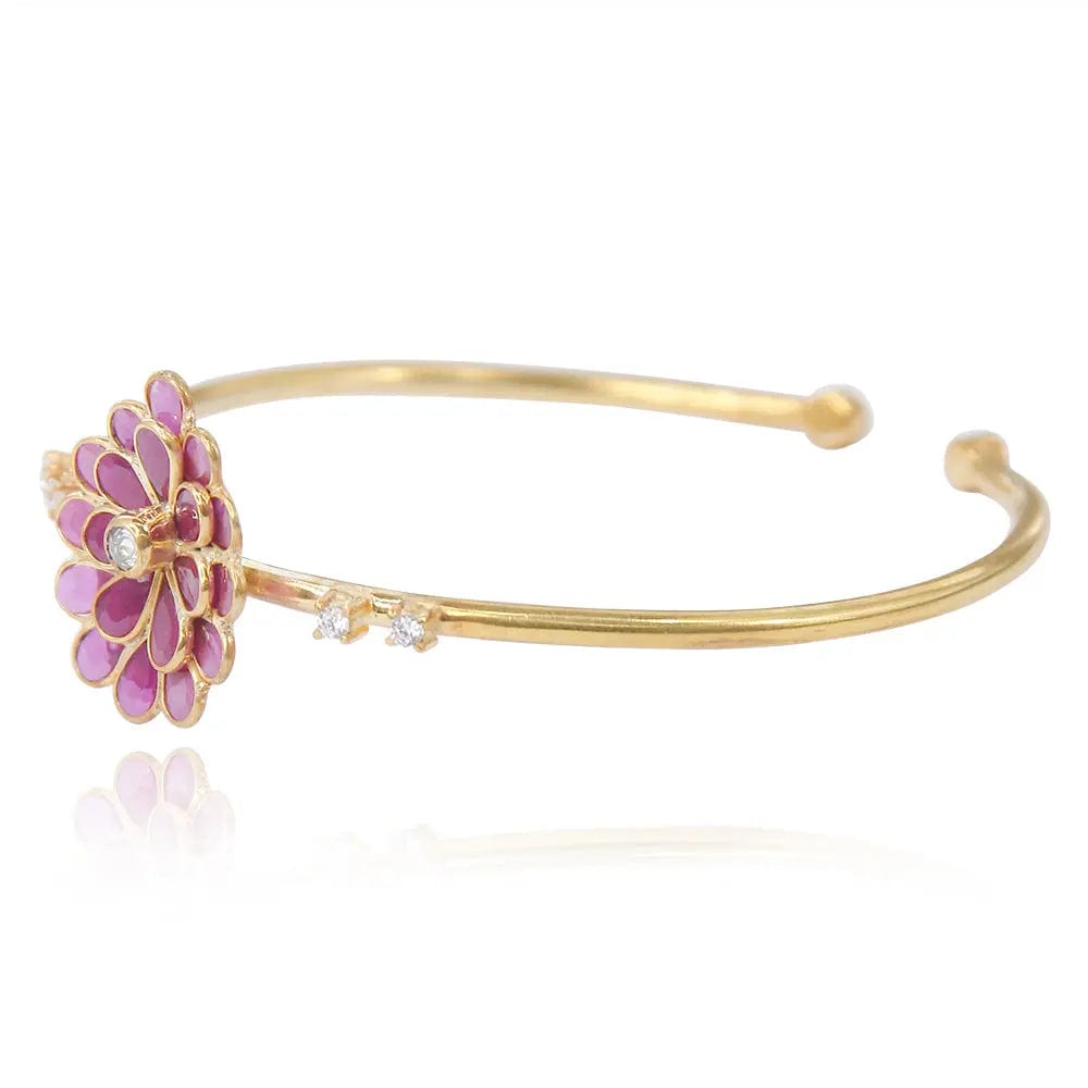 Silver Secret Garden Bangle