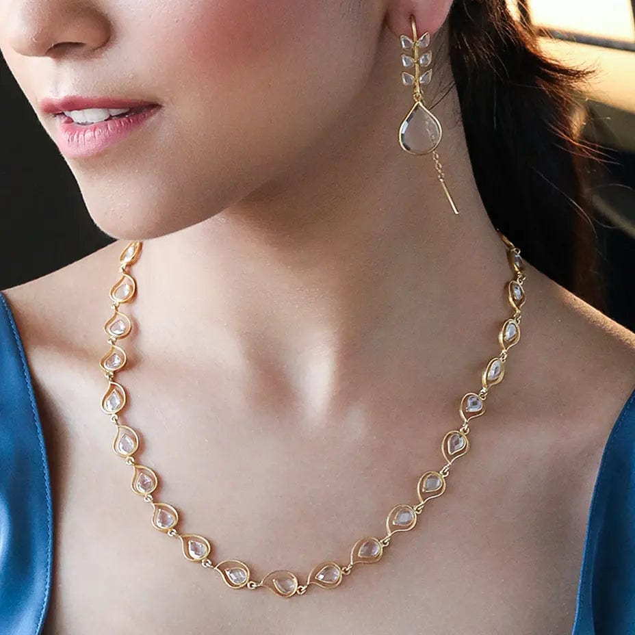 Silver 92.5 Aam Ras Necklace