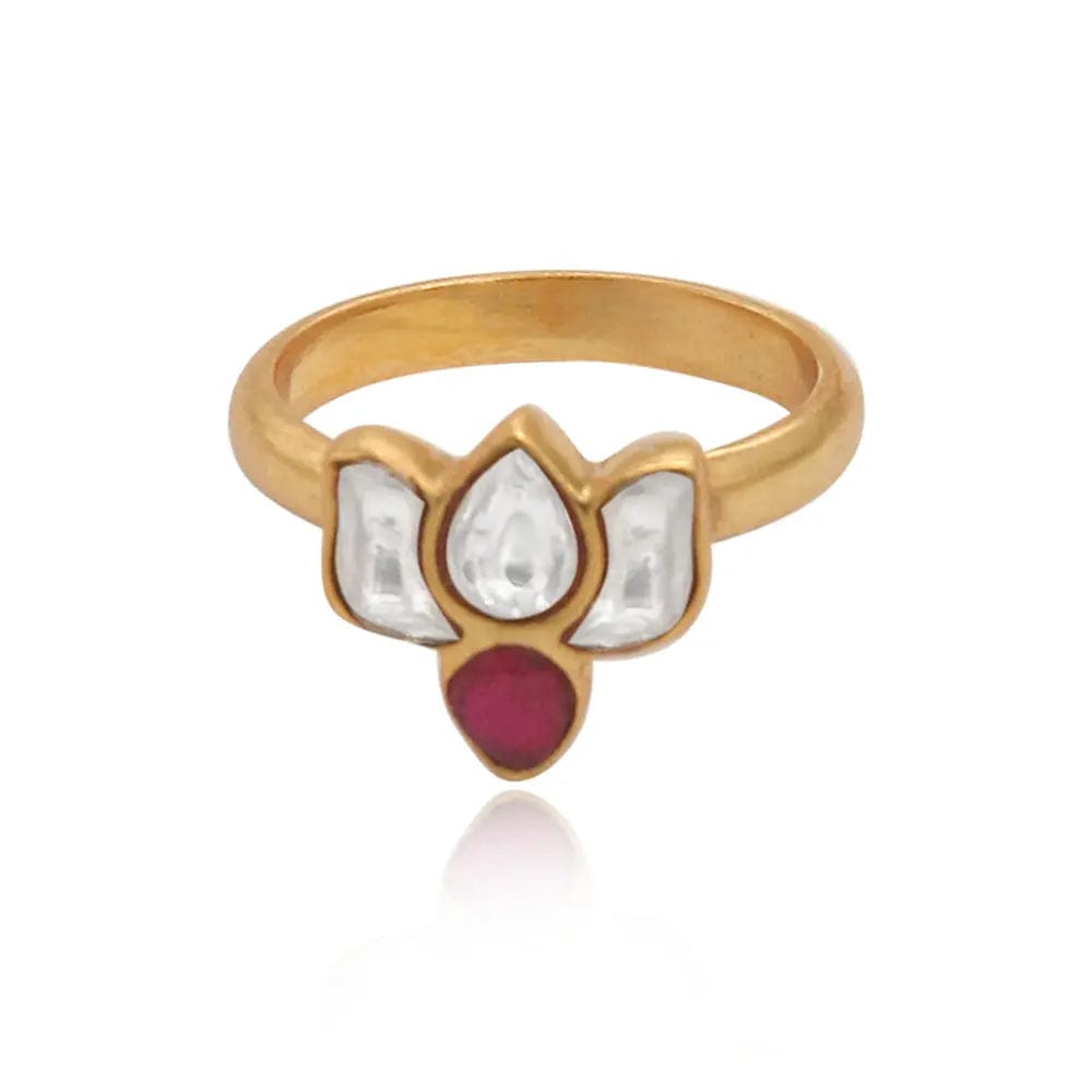 SILVER LOTUS RING