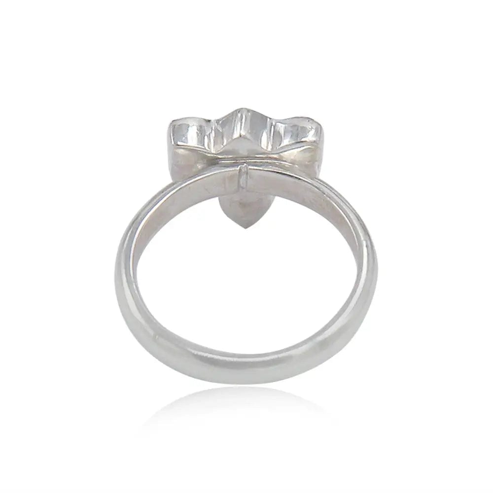 SILVER LOTUS RING