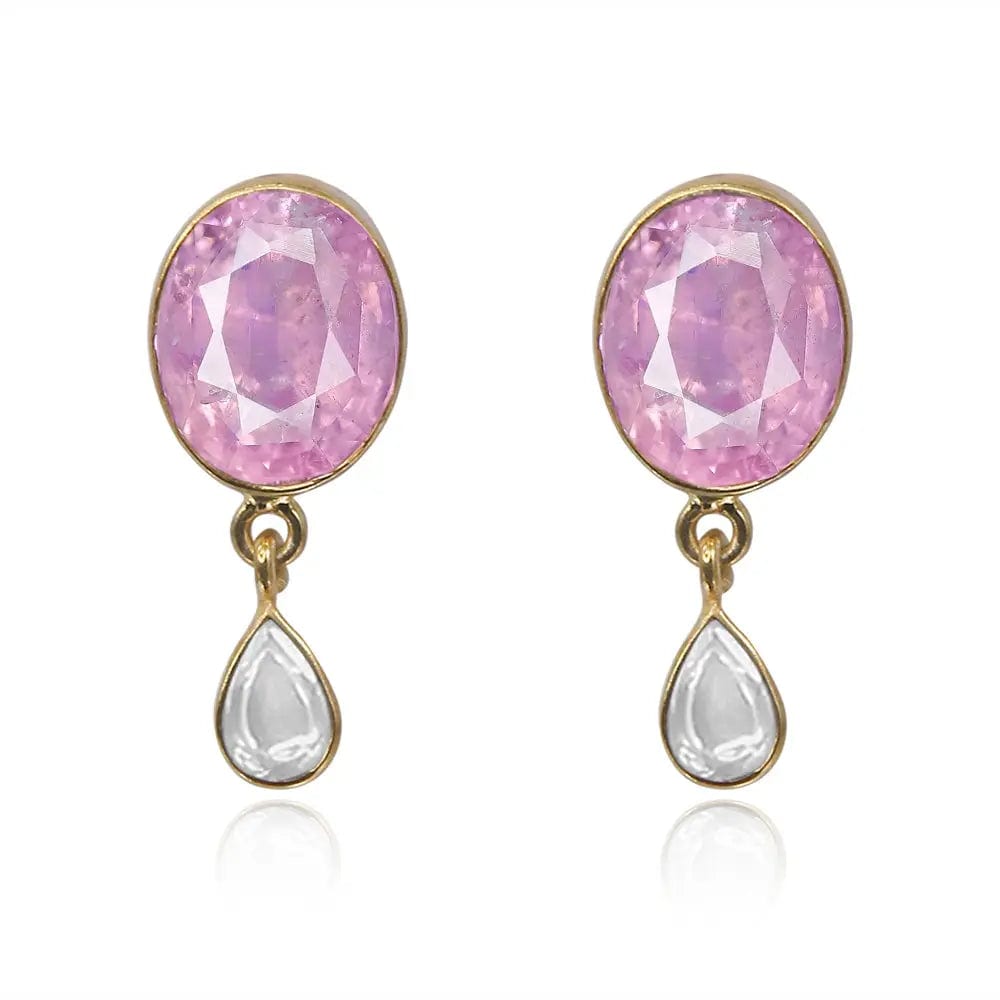 Silver Gulabo Drop earring