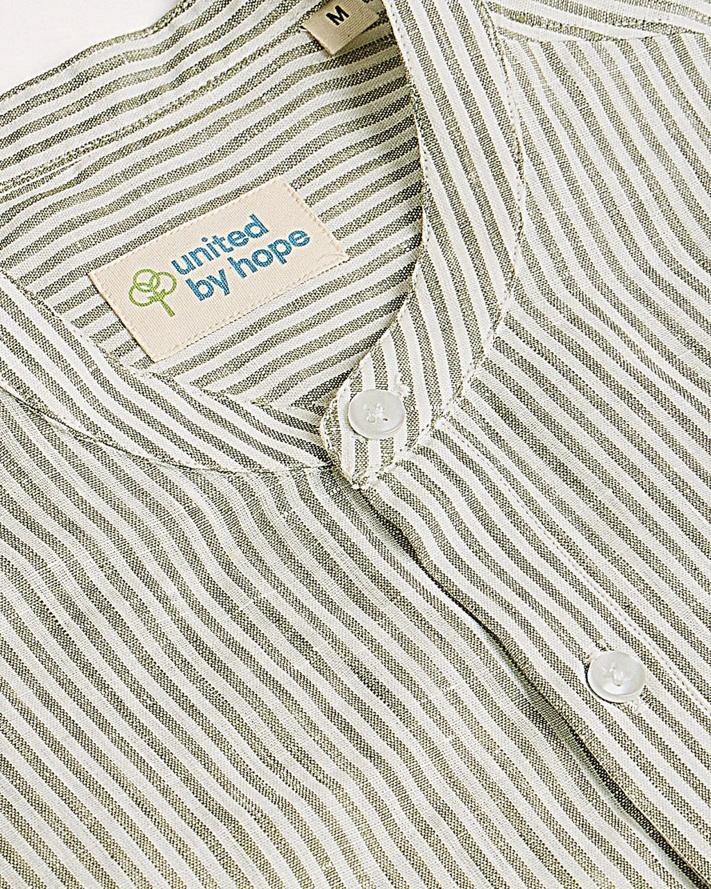 Seagrass Striped Linen ShirtUnited By Hope
