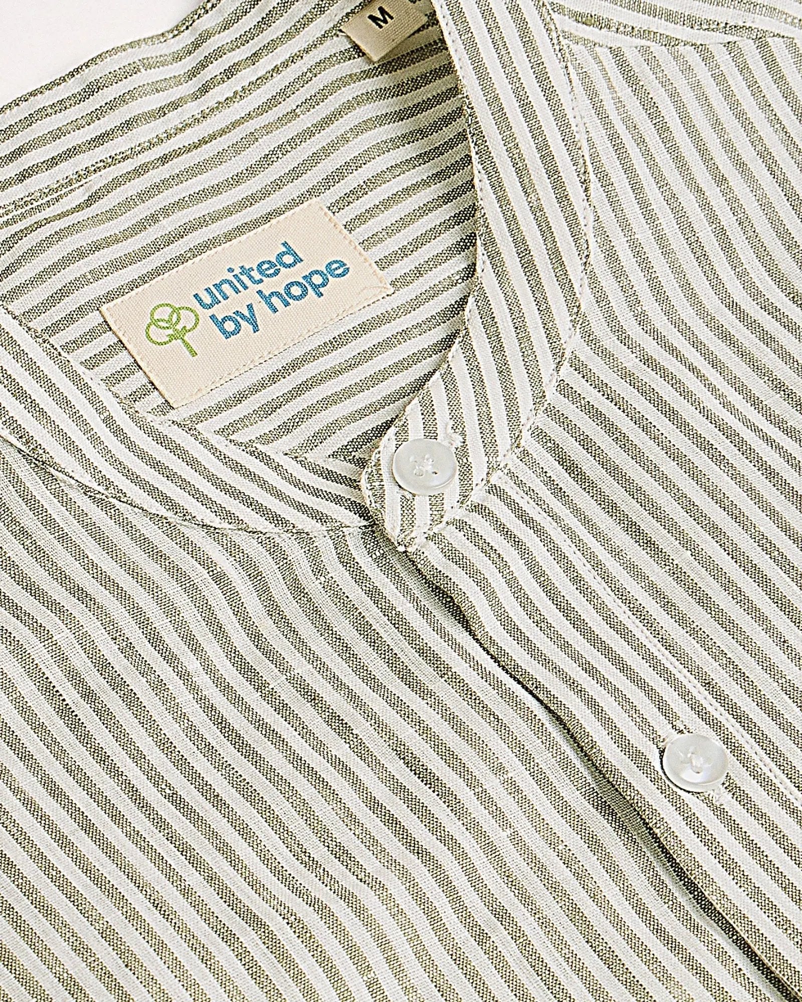 Seagrass Striped Linen ShirtUnited By Hope