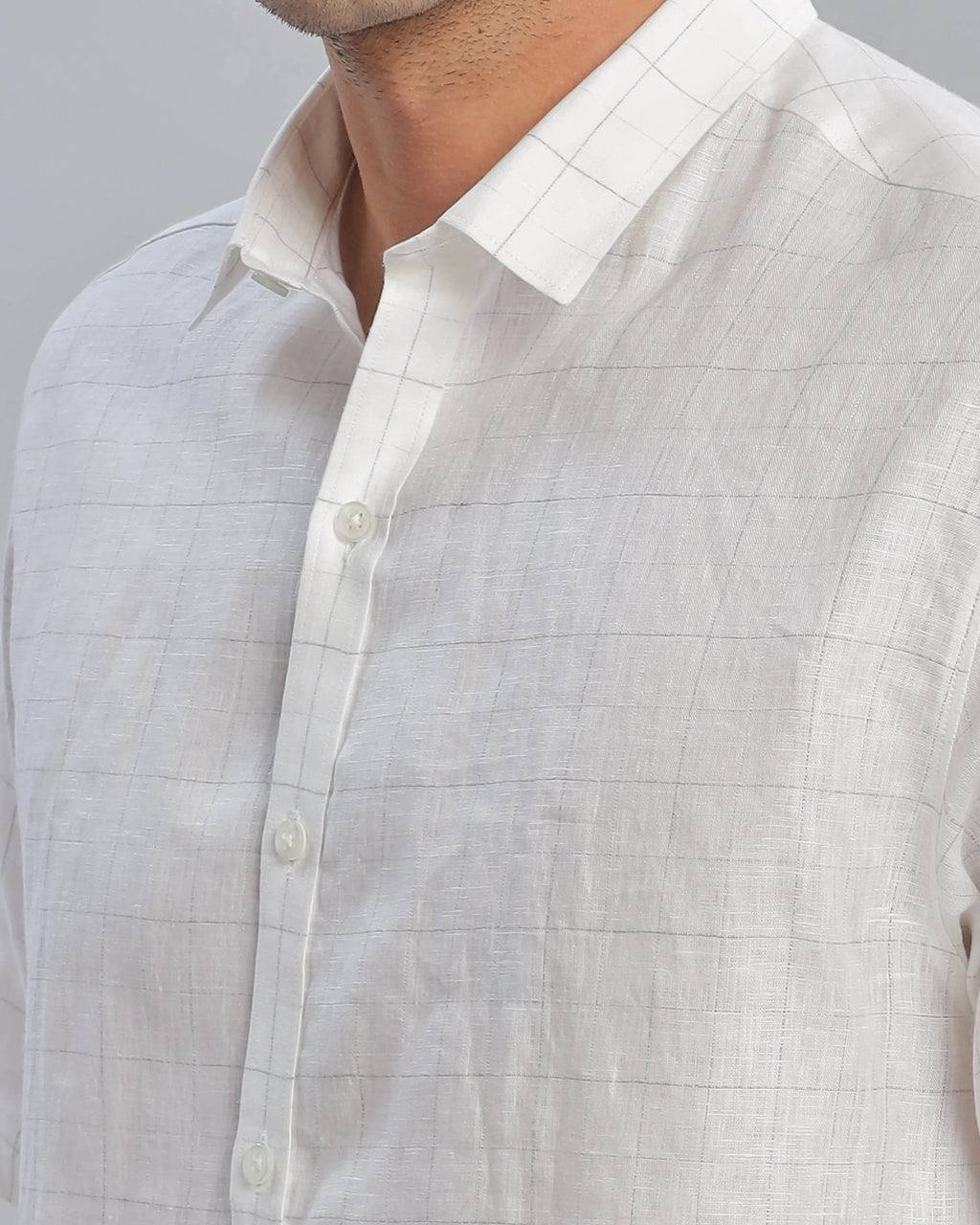 Seedpearl Checked Linen ShirtUnited By Hope