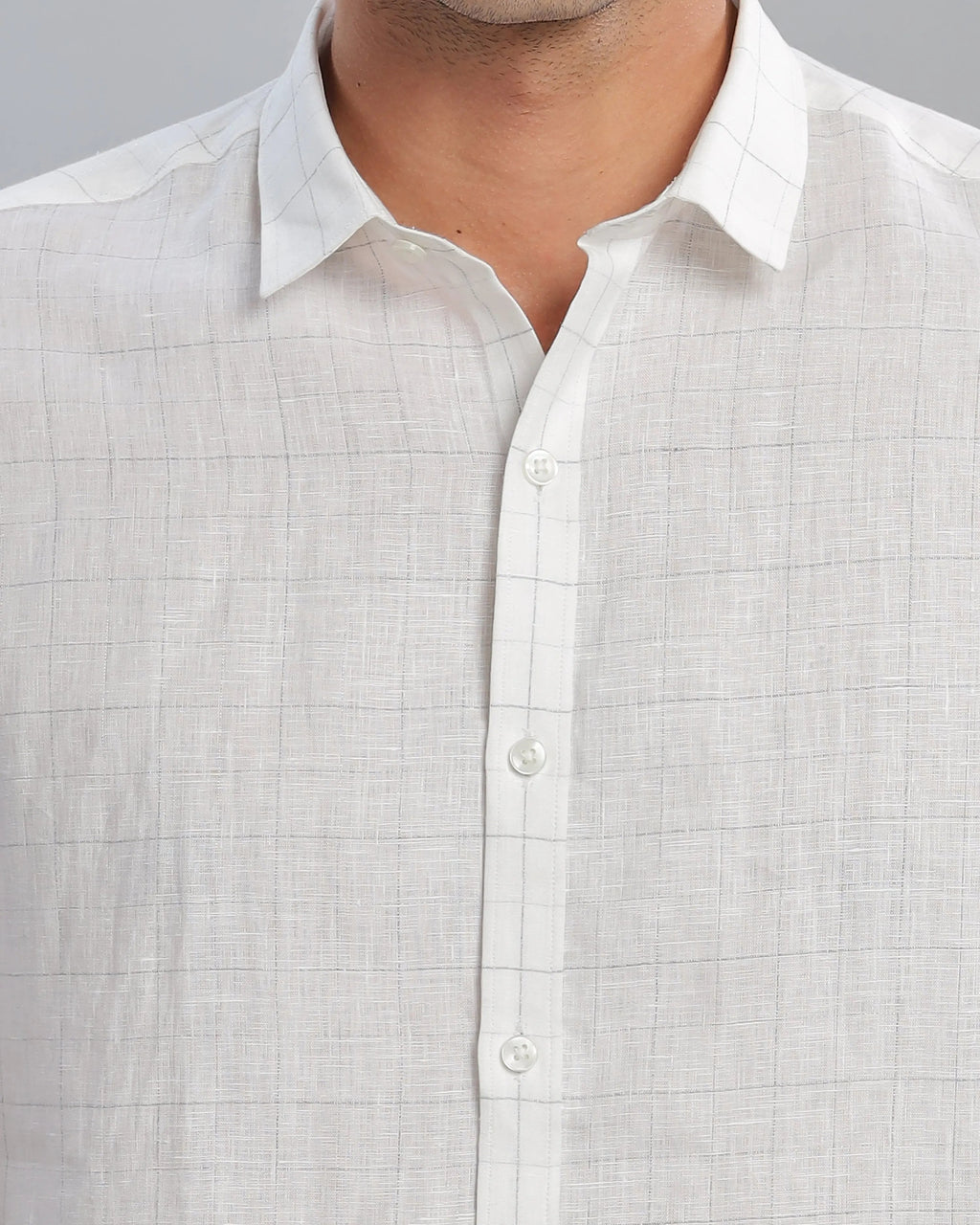 Seedpearl Checked Linen ShirtUnited By Hope