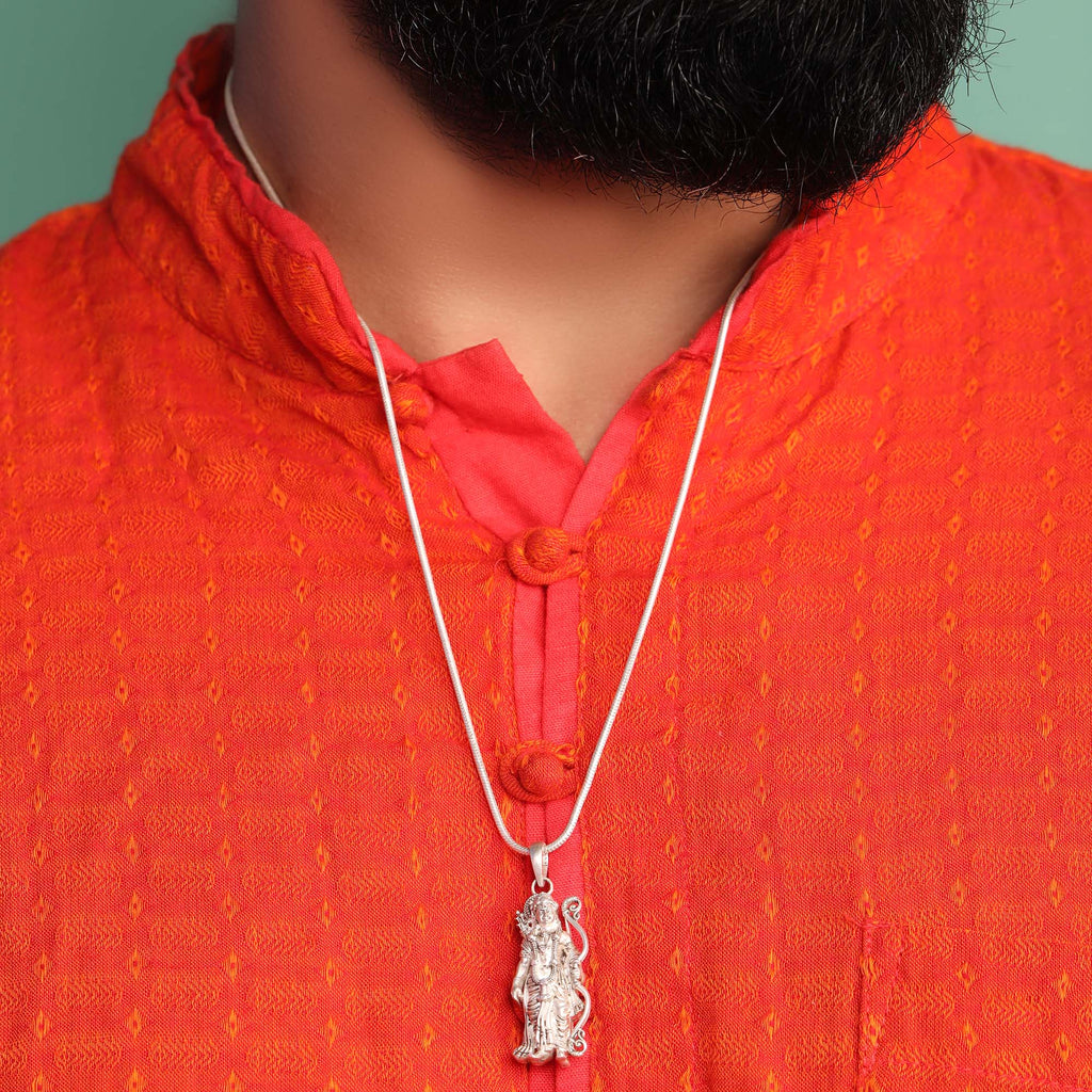 925 Sterling Silver Shri Ram ji pendant