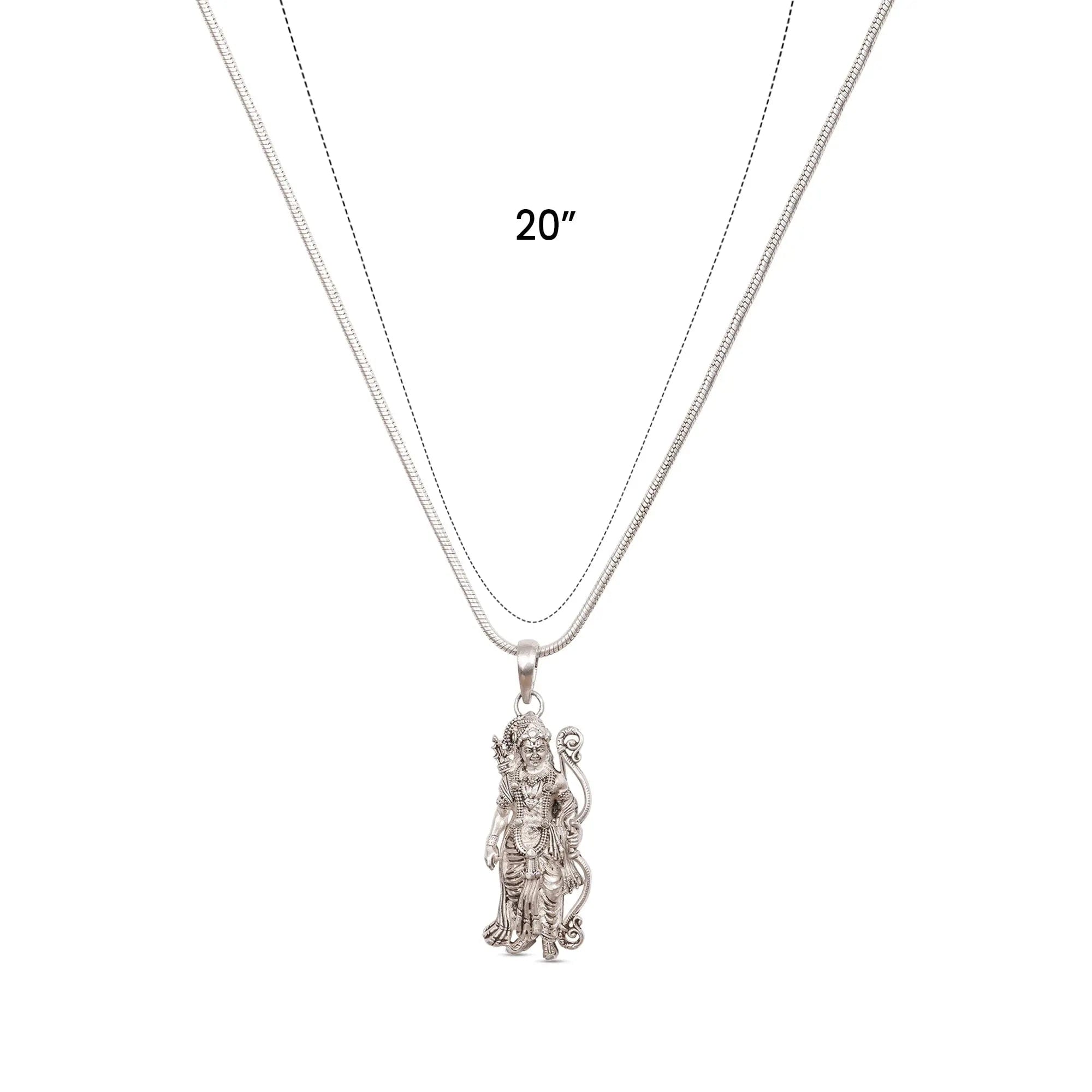 925 Sterling Silver Shri Ram ji pendant