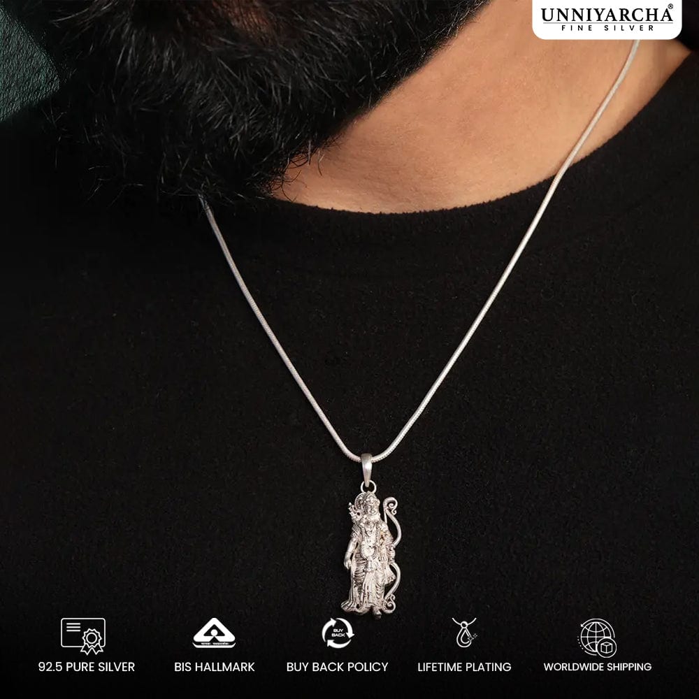 925 Sterling Silver Shri Ram ji pendant
