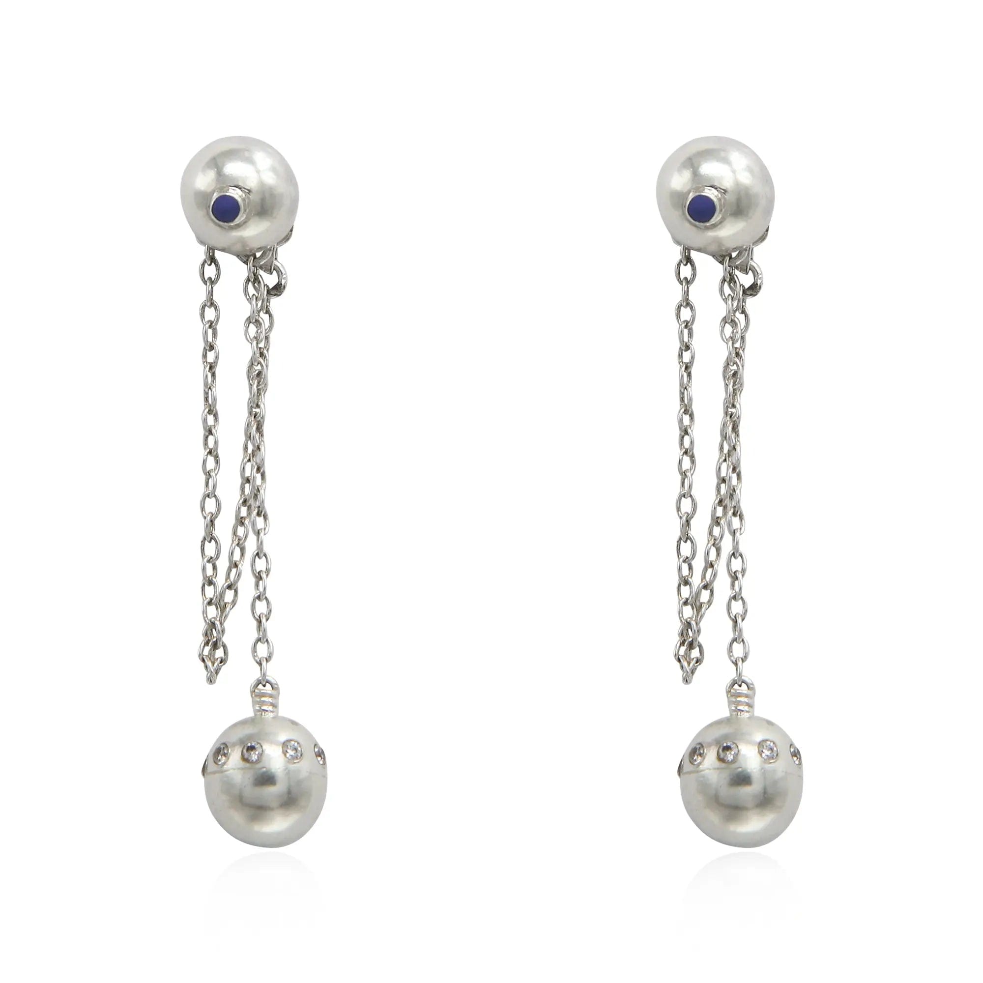 Silver 3-in-1 Earring