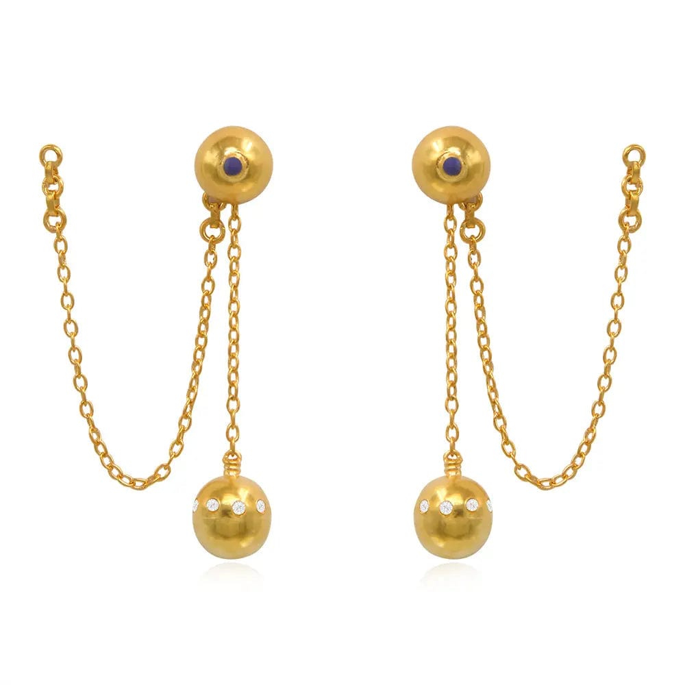 Silver 3-in-1 Earring