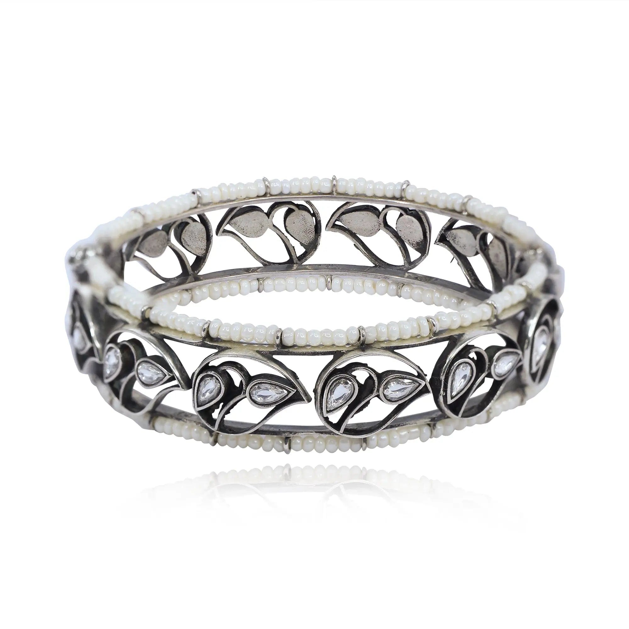 Silver 92.5 Aam Ras Bangle