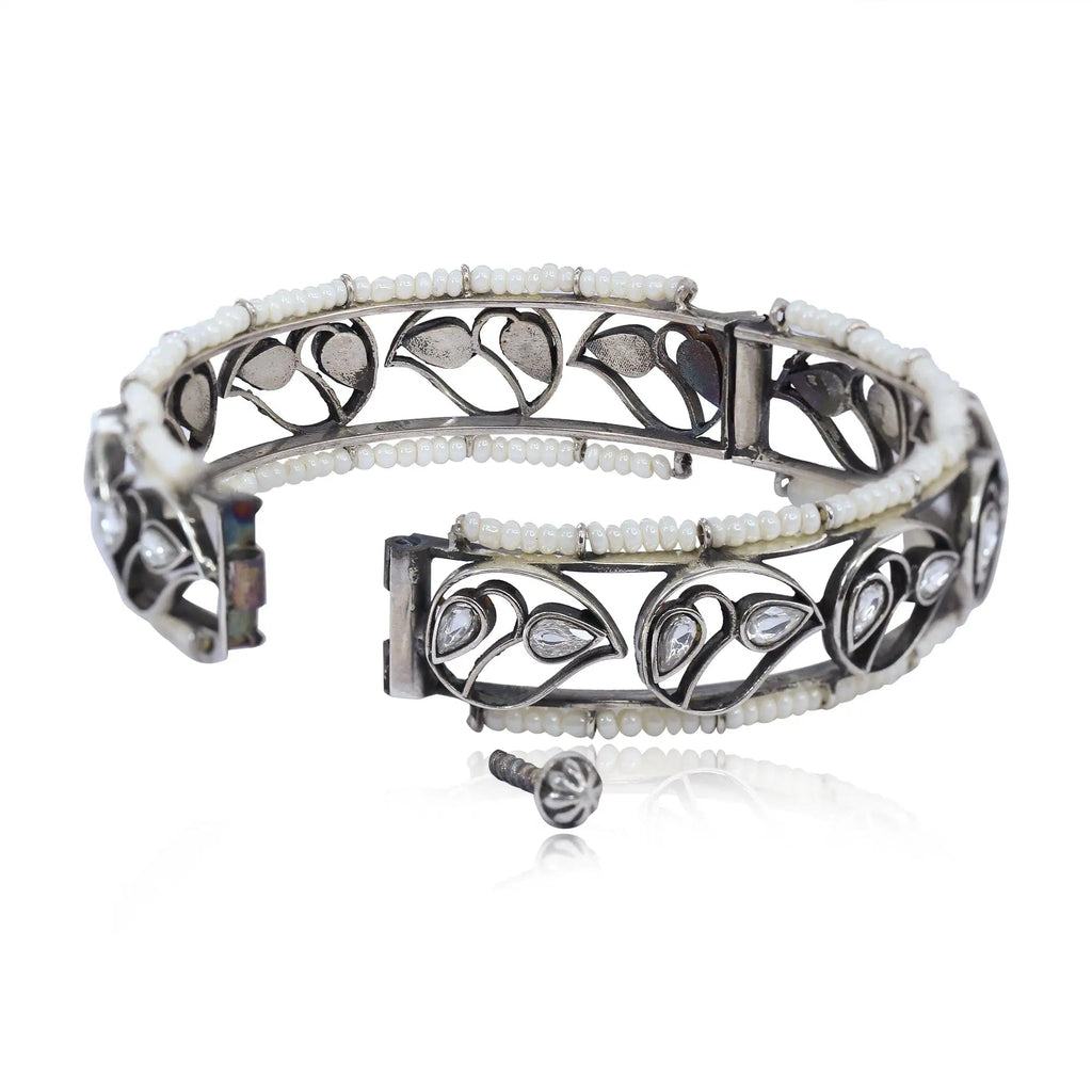 Silver 92.5 Aam Ras Bangle