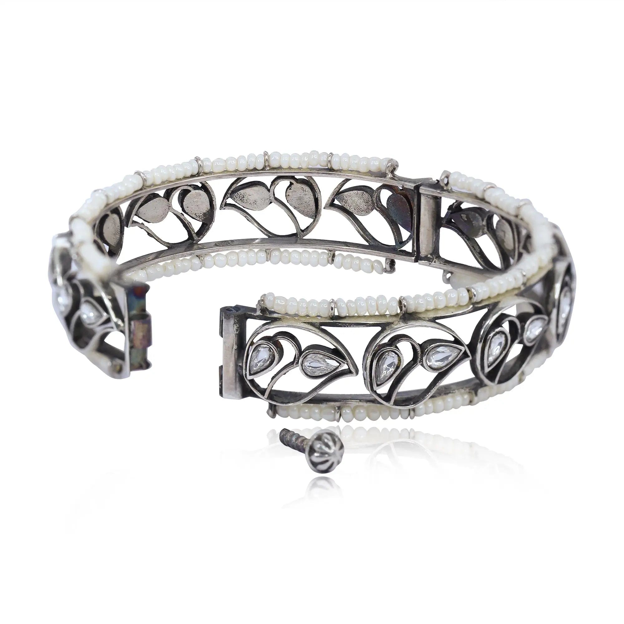 Silver 92.5 Aam Ras Bangle