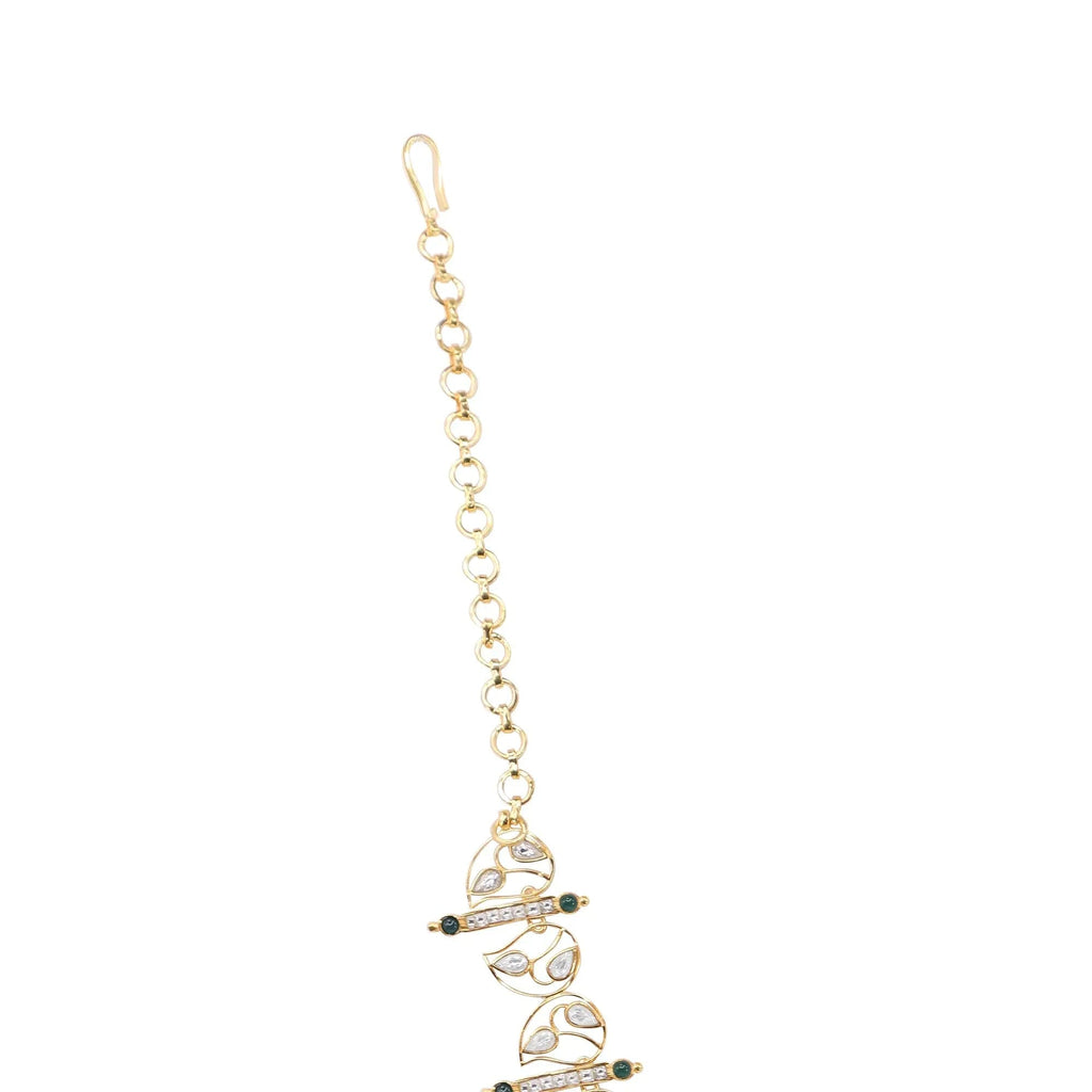 Silver 92.5 Aam Ras Polki Necklace