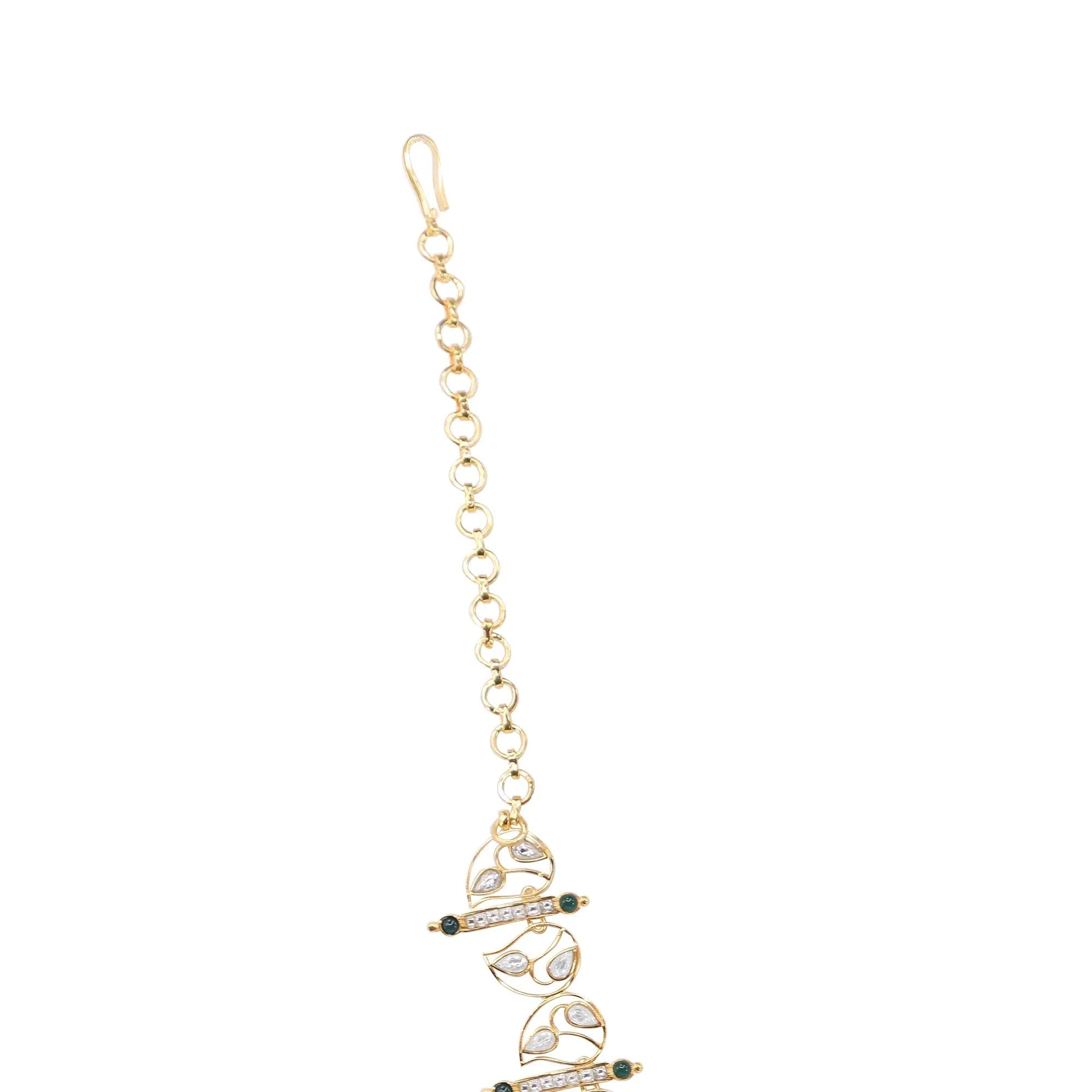 Silver 92.5 Aam Ras Polki Necklace