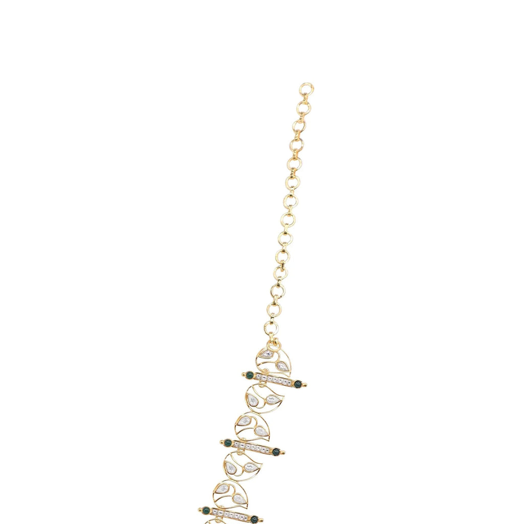 Silver 92.5 Aam Ras Polki Necklace